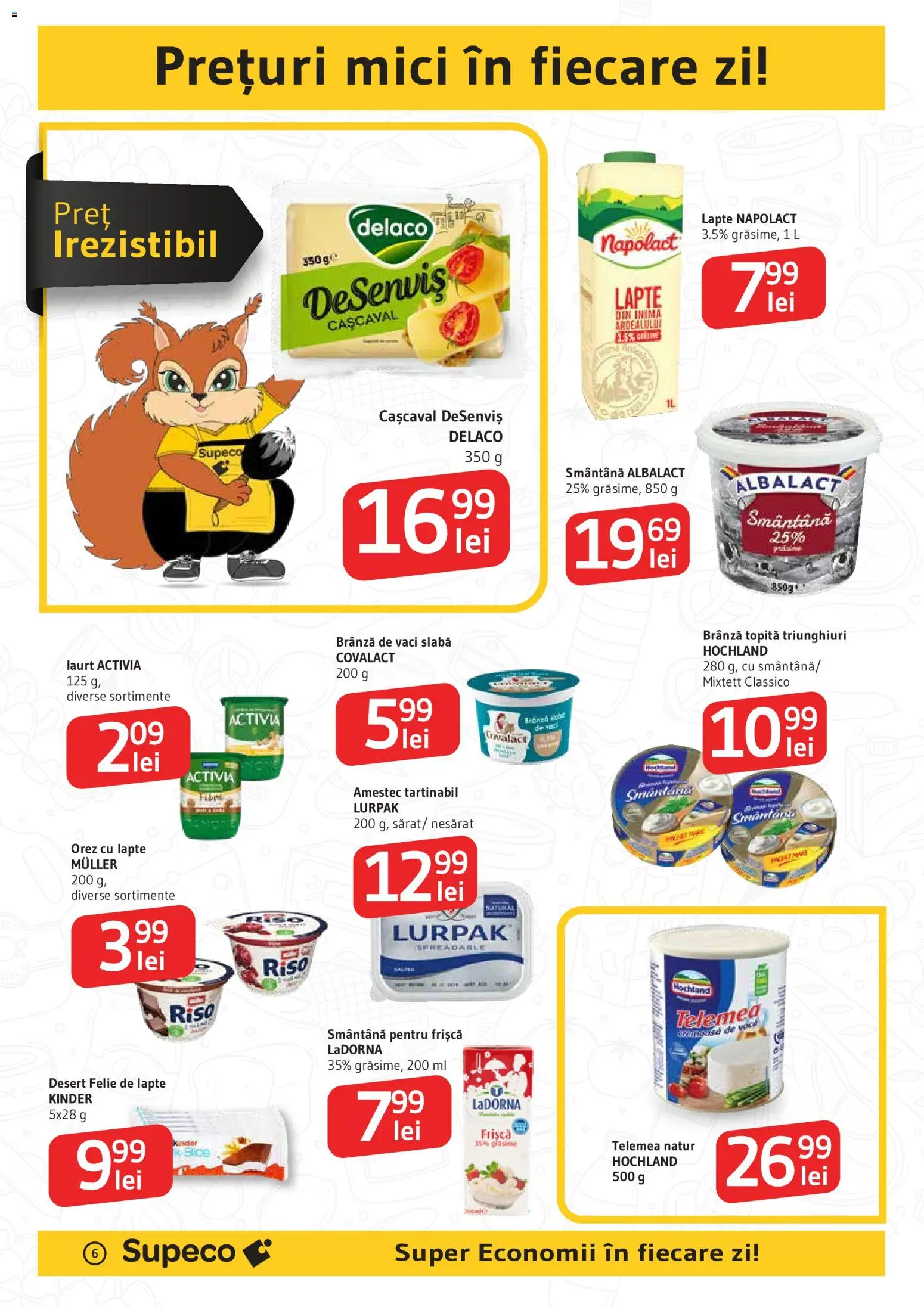Noul catalog Supeco – valabil de la 30.10.2025 | Pagină: 6 | Produse: Light Kedi Konservesi, Lapte, Frișcă, Smântână