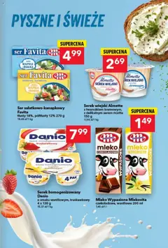Lewiatan gazetka od 03.07.2025 | Strona: 5 | Produkty: Mleko wypasione, Serek homogenizowany, Serek wiejski, Ser