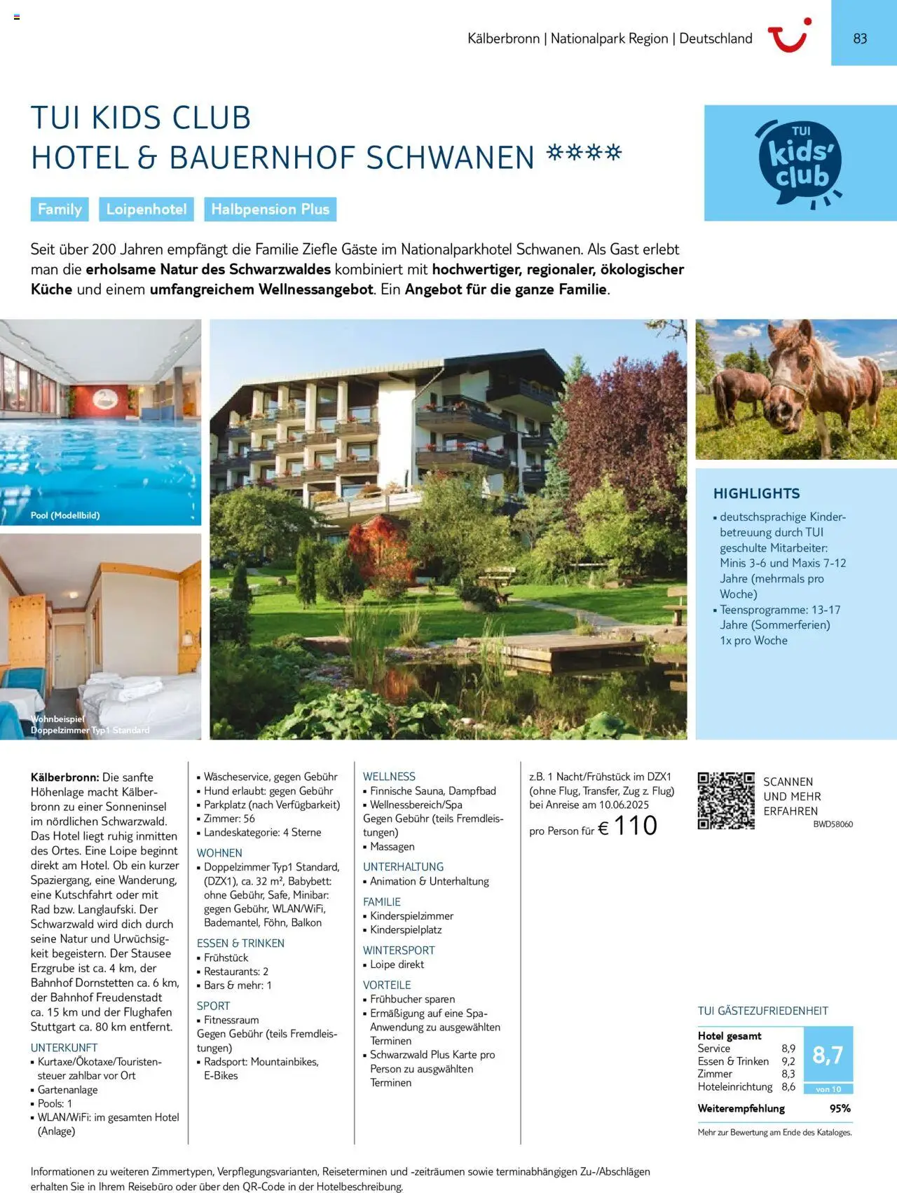 Aida - Urlaub mit eigener Anreise 2025/26 – gültig ab 01.11.2024 | Seite: 83 | Produkte: Babybett, Küche