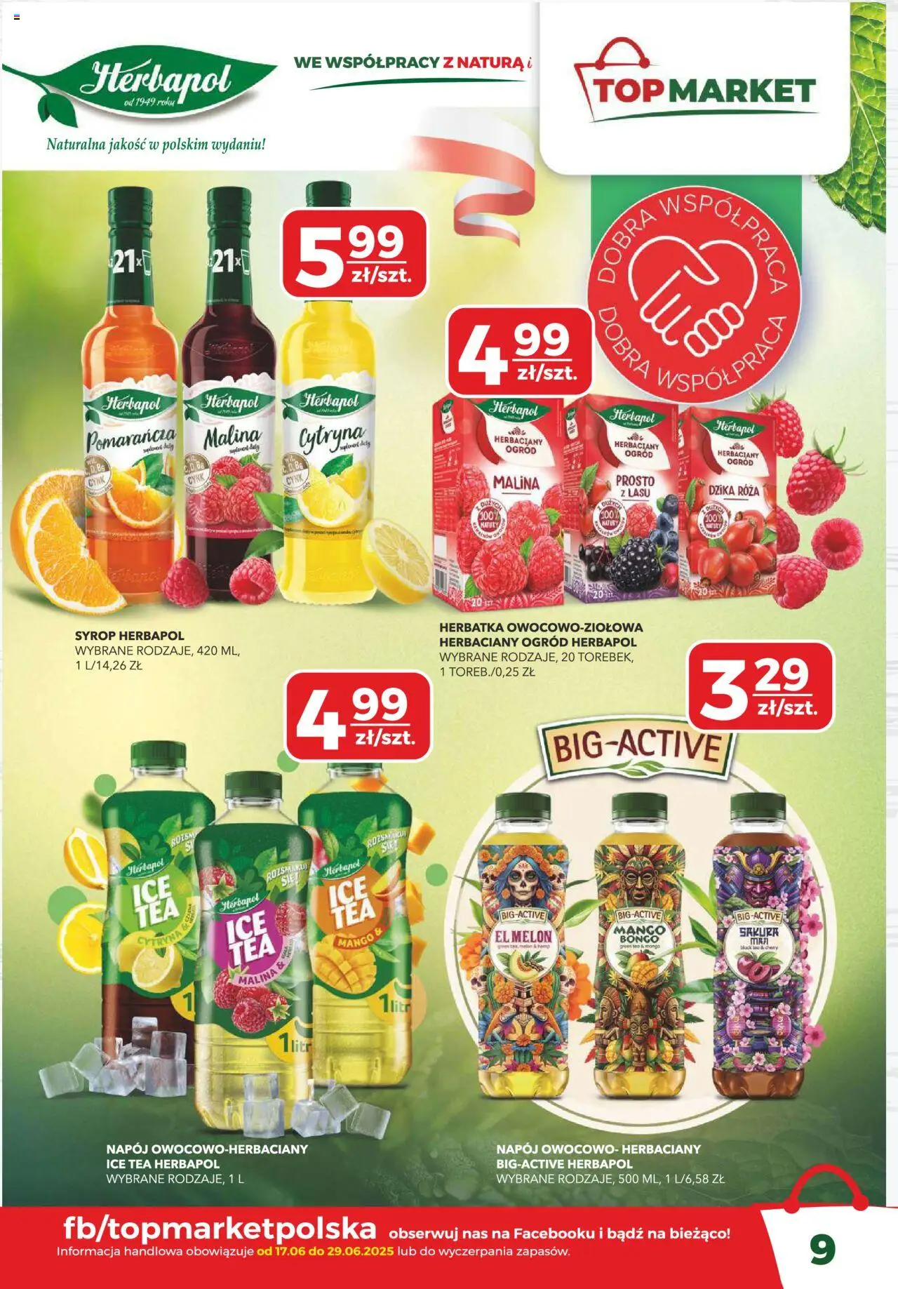 Top Market Gazetka od 17.06.2025 | Strona: 9 | Produkty: Cytryna, Mango, Melon, Malina