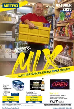 Metro Monats-Mix ab 01.10.2025 gültig