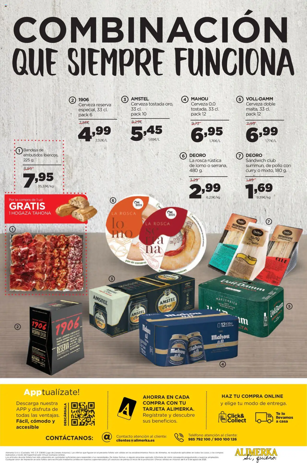 Alimerka folleto Asturias │ válido desde el 04.08.2025 | Página: 12 | Productos: Té, Teléfono, Prensa, Bandeja