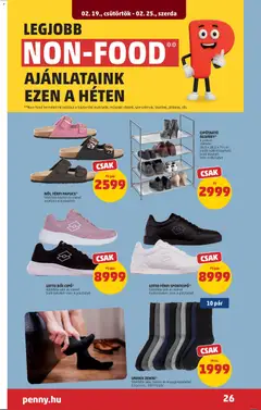 UNISEX ZOKNI*, többféle szín, méret és anyagösszetétel, 10 pár/cs., 200 Ft/pár - amely érvényes a következő dátumtól: 19.02.2026 | Oldal: 30