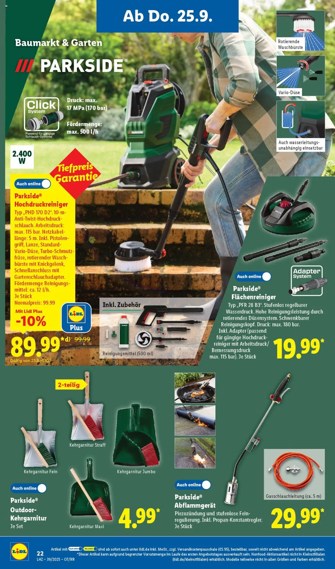 Lidl Prospekt Bestwig – gültig ab 22.09.2025 | Seite: 20 | Produkte: Adapter, Bürste, Hochdruckreiniger