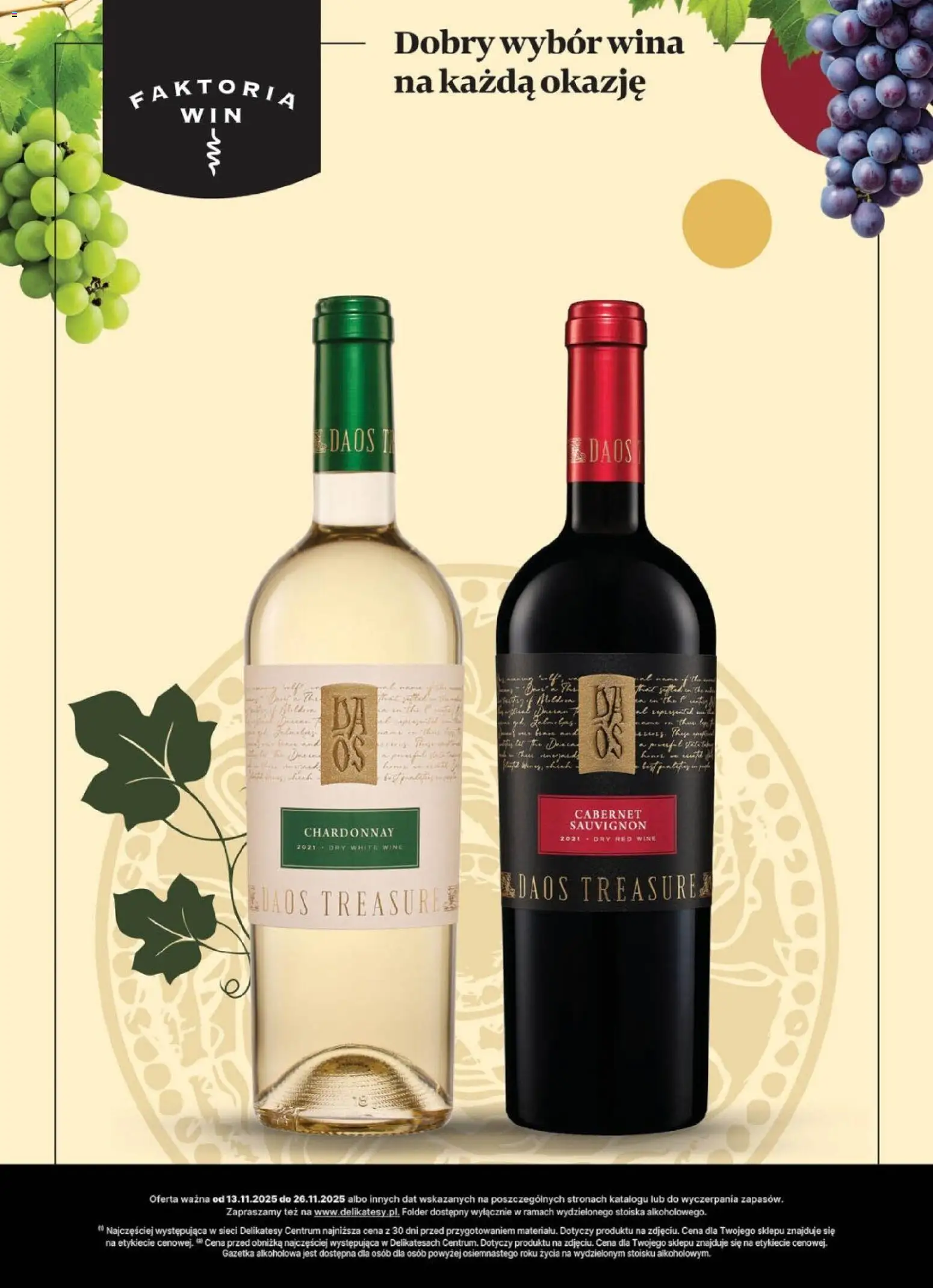 Delikatesy Centrum Gazetka - DeliBarek od 13.11.2025 | Strona: 8 | Produkty: Chardonnay, Delikatesy
