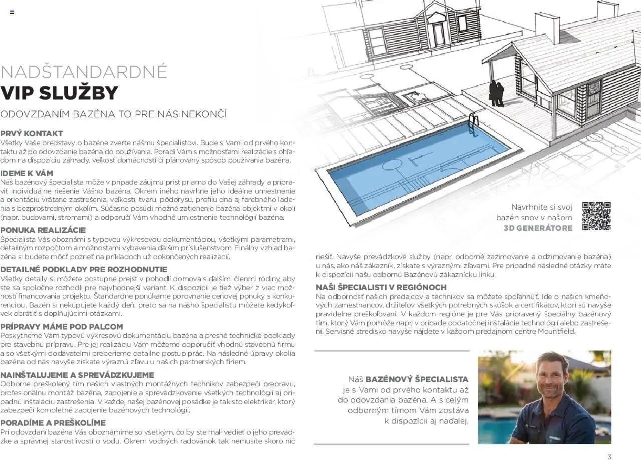 Nové Mountfield akcie – leták je platný od 15.08.2025 | Strana: 3 | Produkty: Bazén