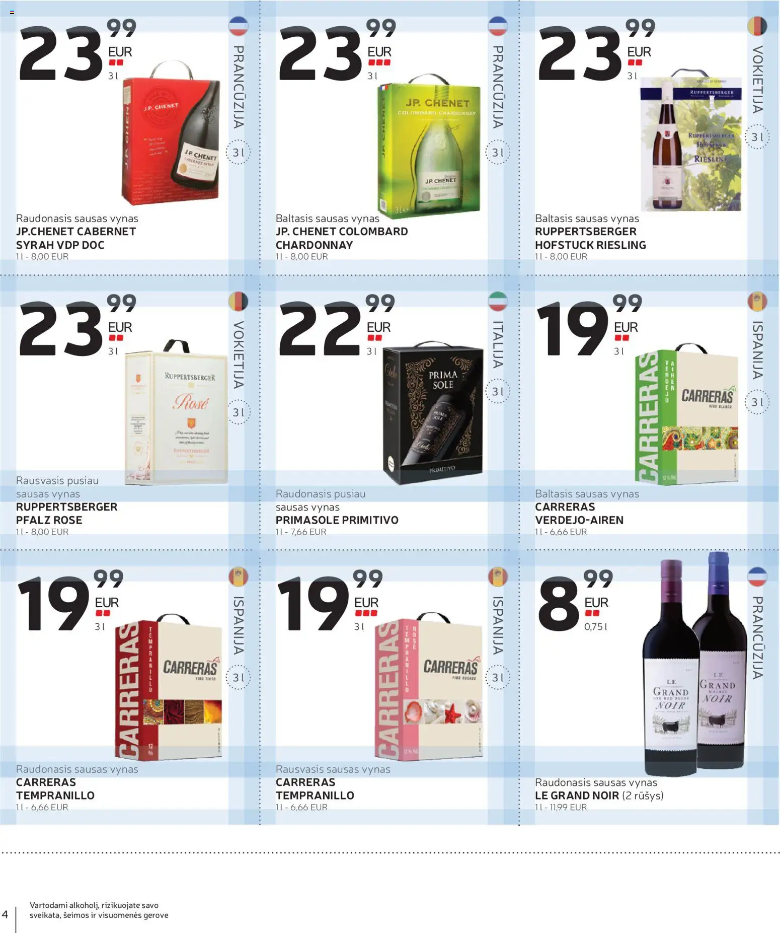Rimi akcijos nuo 28.04.2026 | Puslapis: 4 | Prekių: Vynas