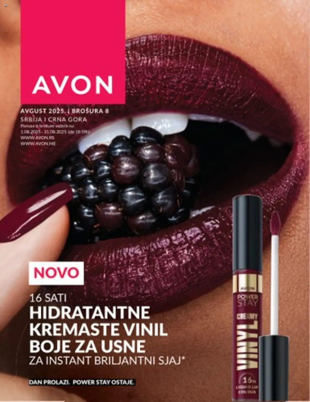AVON katalog - važi od 01.08.2025 | Strana: 1