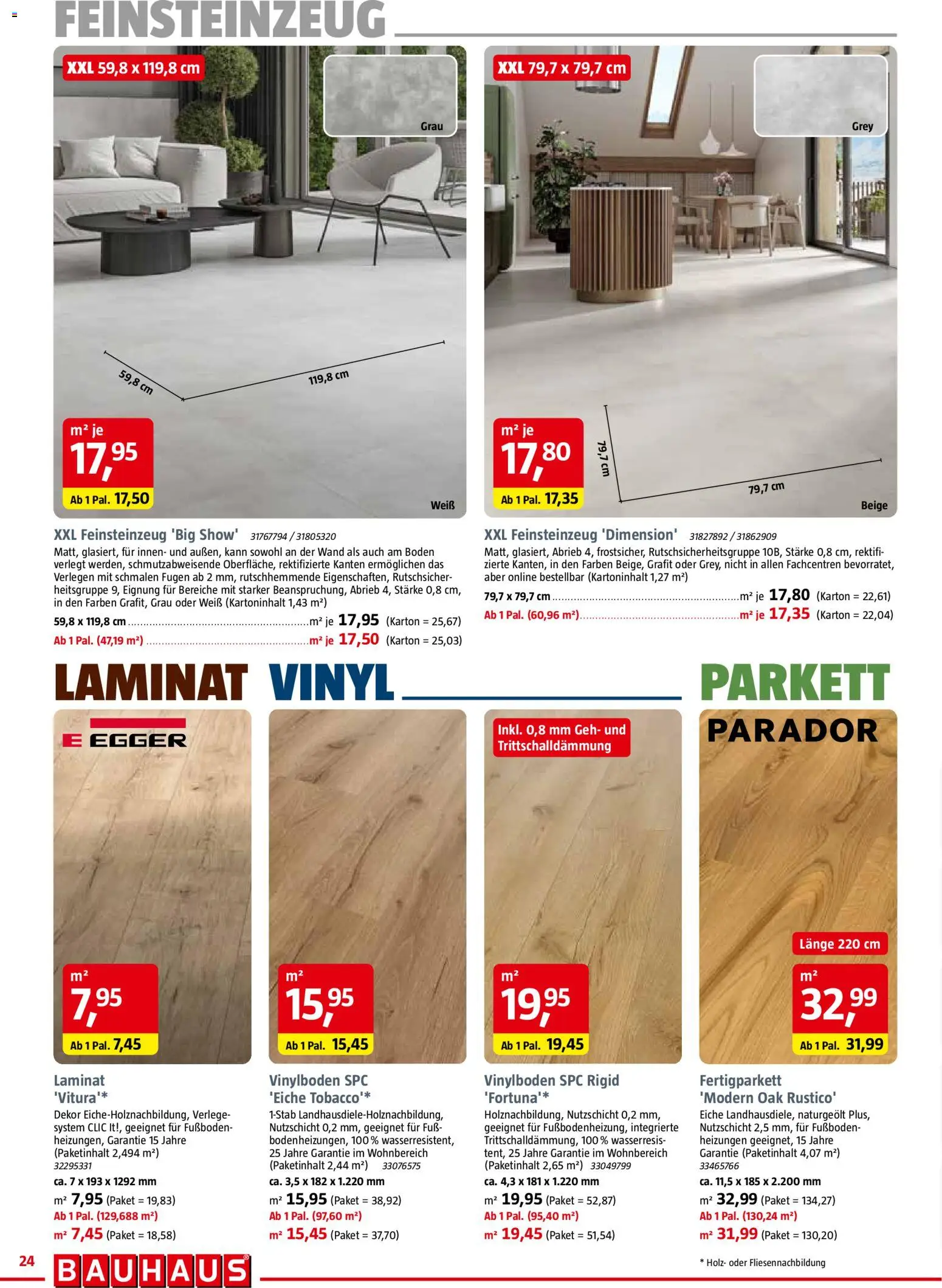 Bauhaus Prospekt 	 – gültig ab 28.02.2026 | Seite: 24