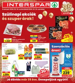 Interspar Akciós újság - amely érvényes a következő dátumtól: 19.02.2026