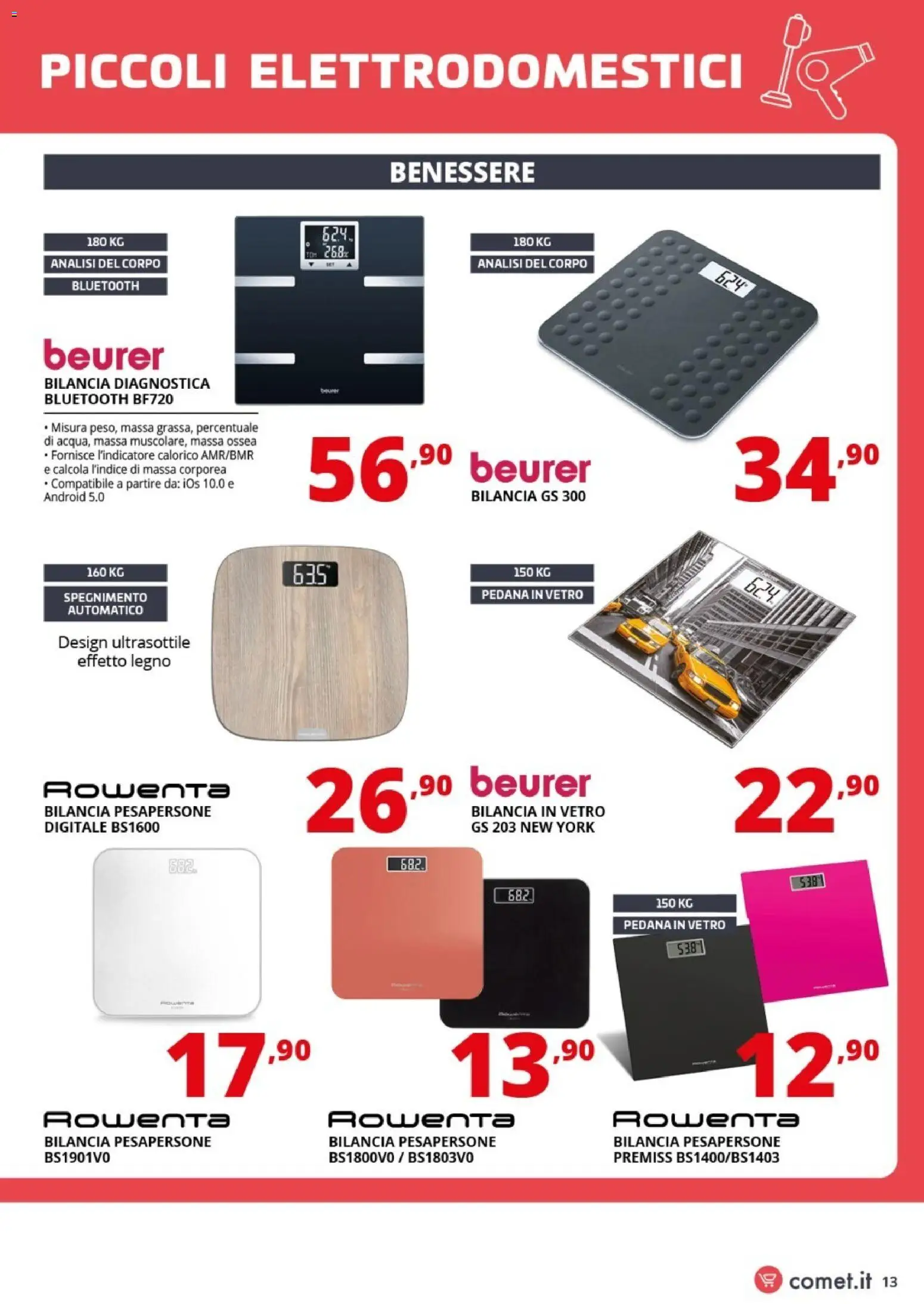 Volantino Comet del 10.04.2026 | Pagina: 13 | Prodotti: Bilancia