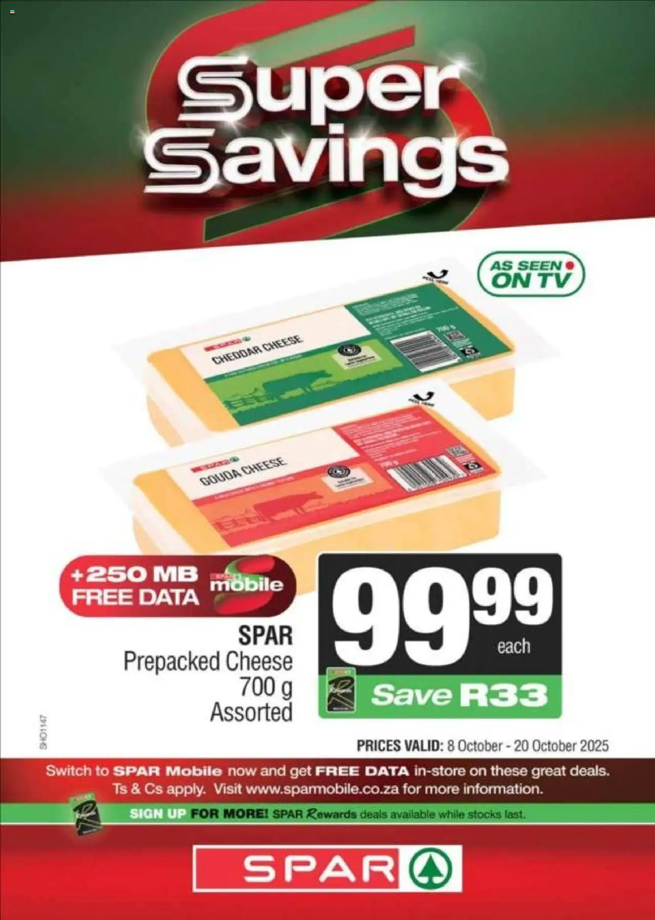 New KWIKSPAR catalogue – valid from 08.10.2025 | Page: 5 | Products: Data, TV, Cheese, Switch