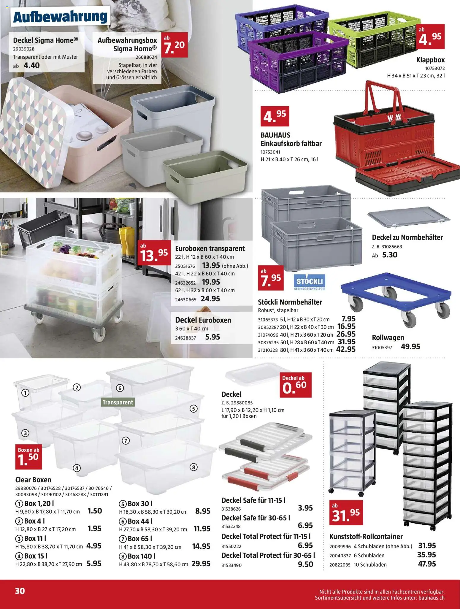 Bauhaus Aktionen – gültig ab 23.02.2026 | Seite: 30 | Produkte: Box