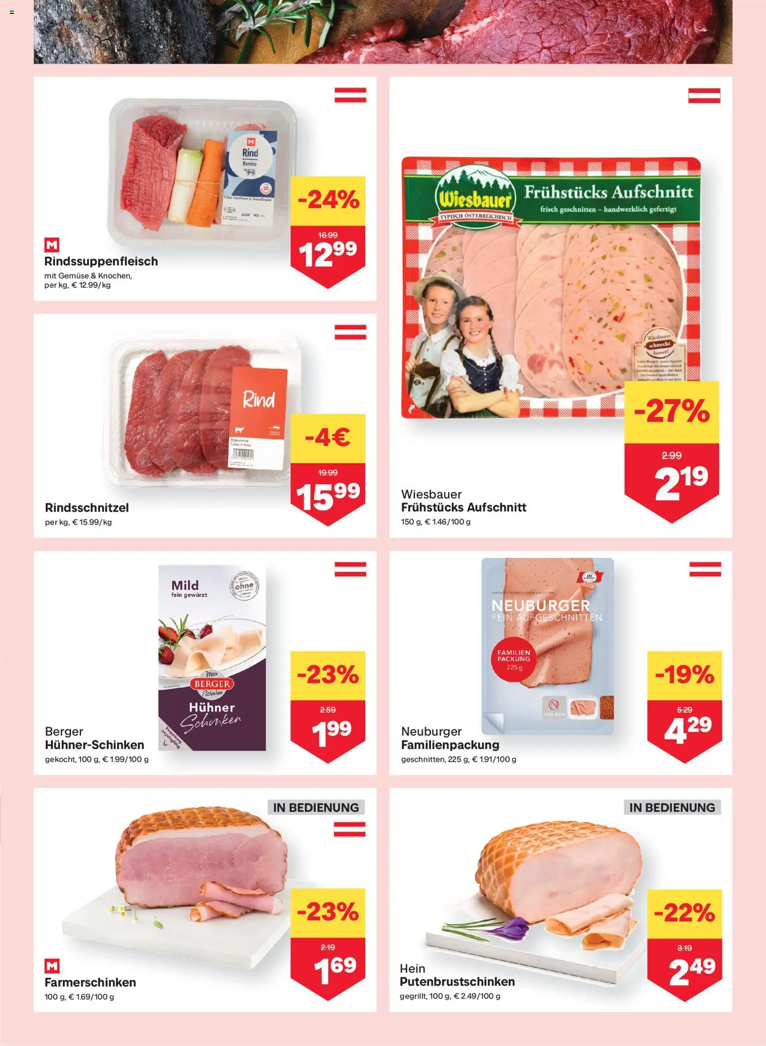 MPREIS Osttirol gültig ab 08.01.2026 | Seite: 3 | Produkte: Gemüse, Schinken