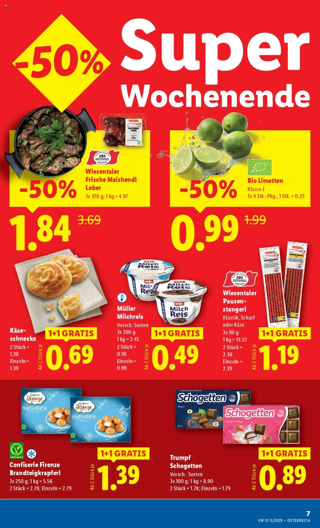 Lidl Flugblatt gültig ab 11.09.2025 | Seite: 9 | Produkte: Milch, Käse, Reis