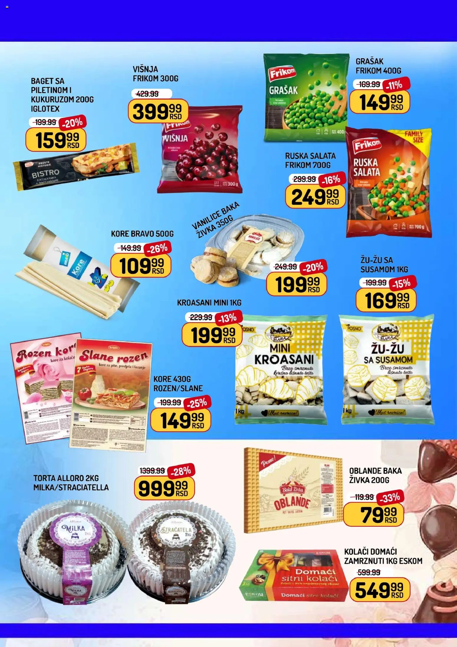 Aman katalog - važi od 16.01.2026 | Strana: 7 | Proizvode: Ruska salata, Grašak, Baget, Lazanje