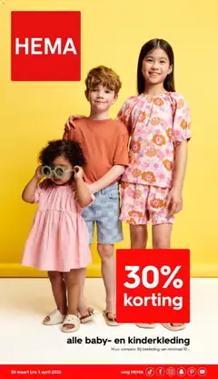 Hema folder - Voorbeeld van een folder van Hema, geldig van 30.03.2026