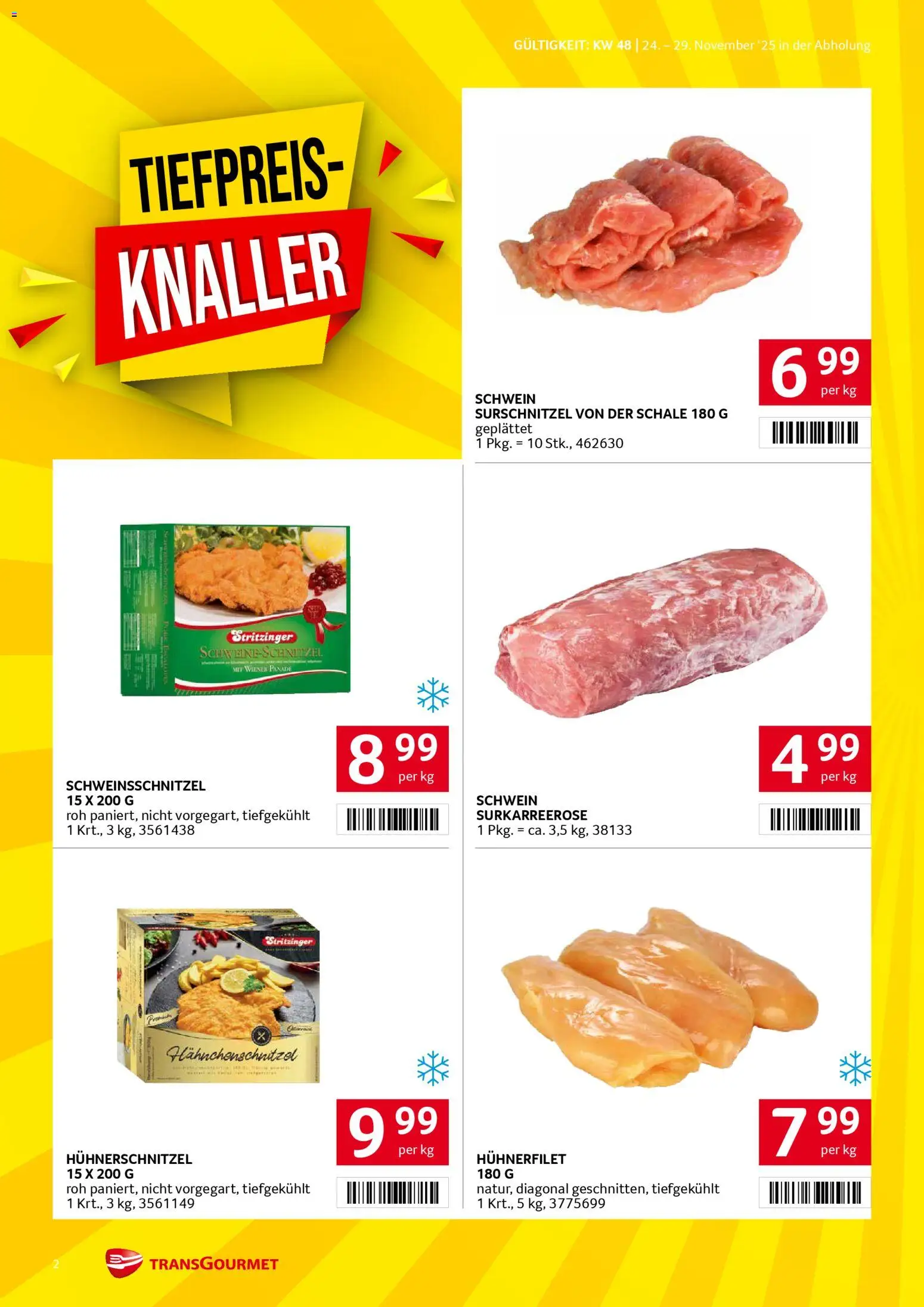 Transgourmet Flugblatt gültig ab 24.11.2025 | Seite: 2