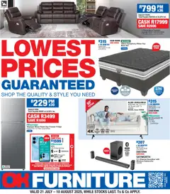 Preview of OK Furniture specials valid from 21.07.2025