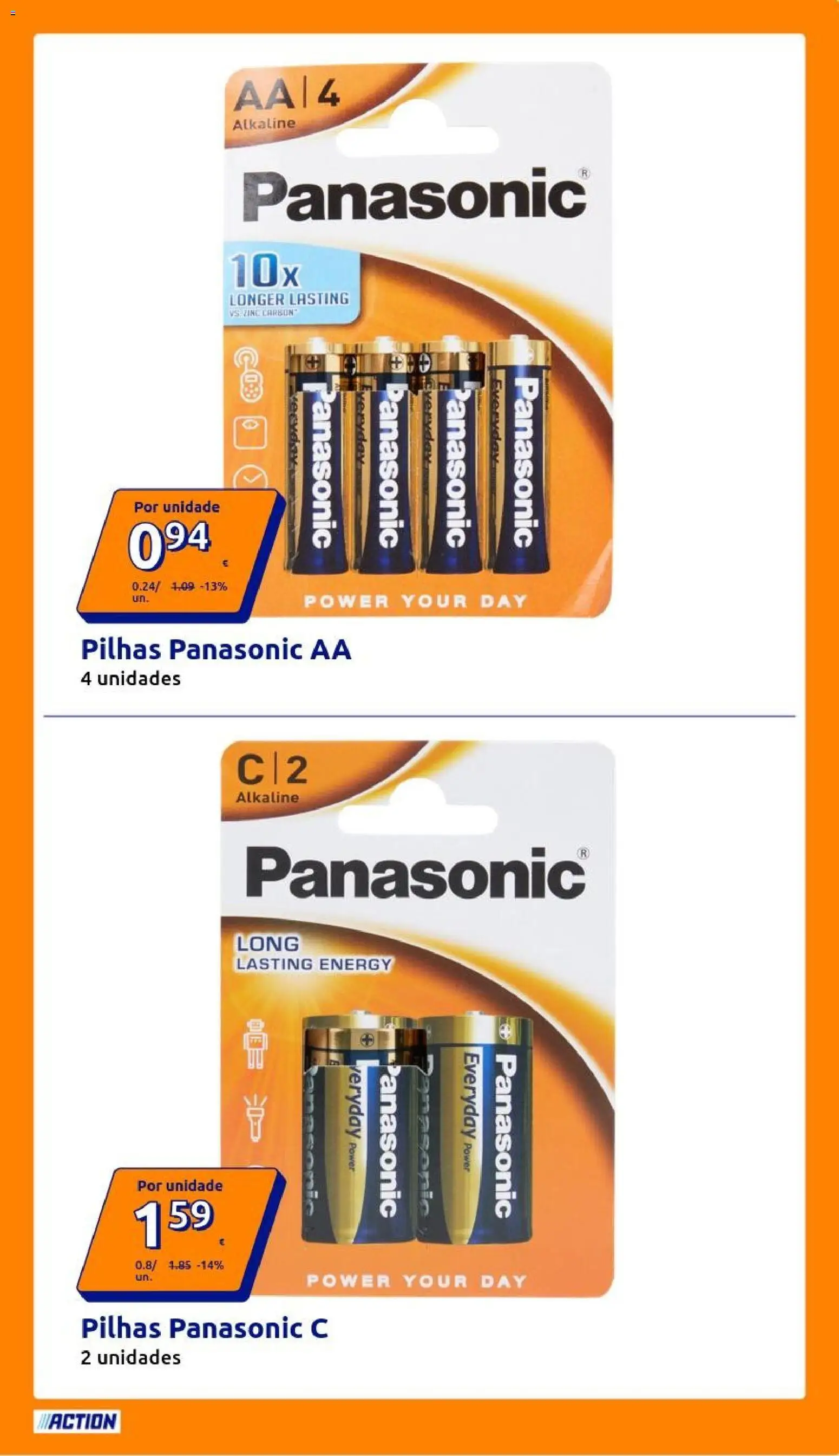 Action folheto │ válido de 22.04.2026 | Página: 19 | Produtos: Pilhas