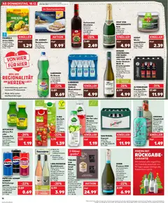 Kaufland prospekt Leipzig	 ab 18.12.2025 gültig | Seite: 18 | Produkte: Cola, Mineralwasser, Limette, Tee