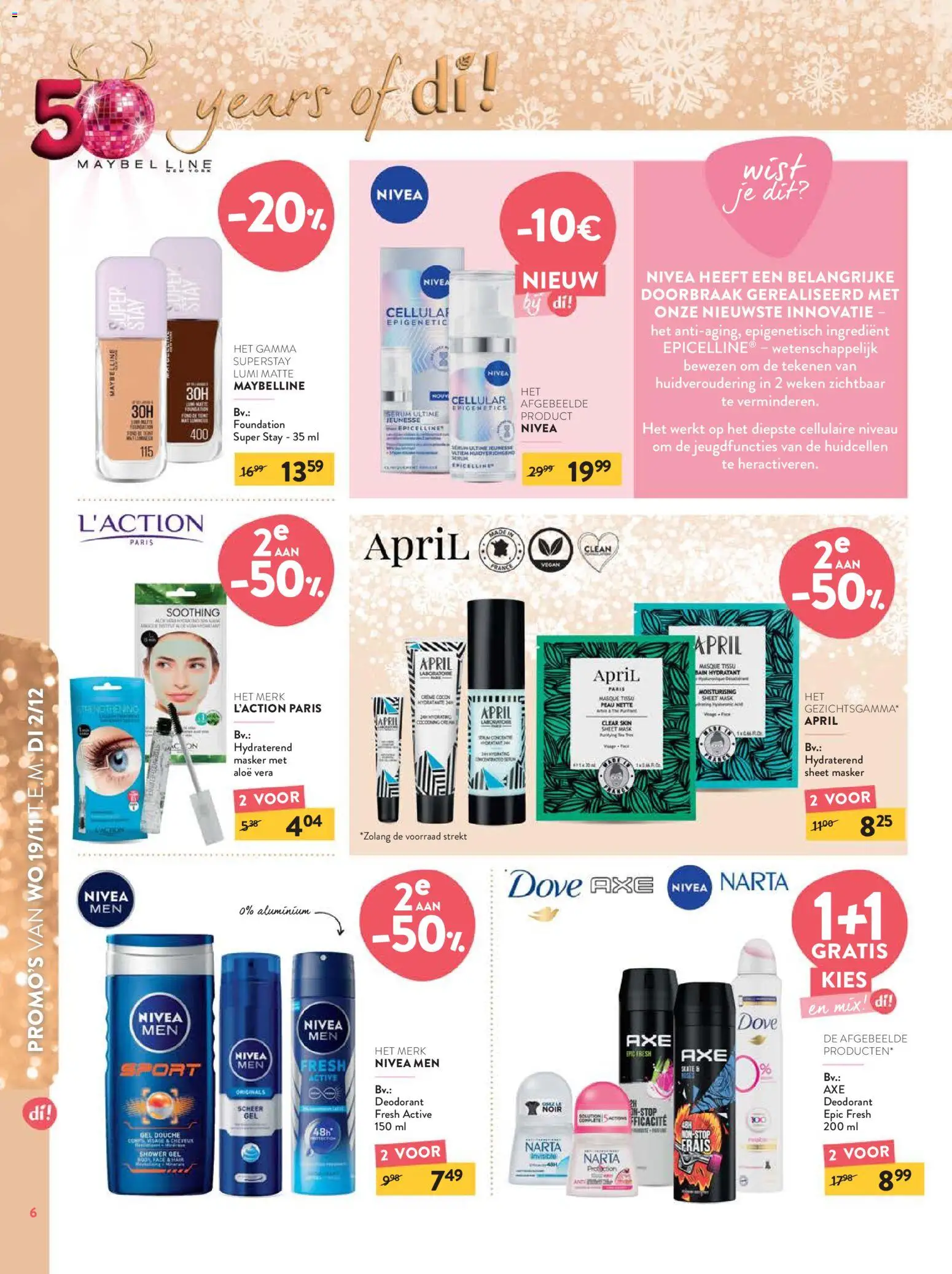 {H1} | Pagina: 6 | Producten: Gel, Masker, Deodorant, Foundation