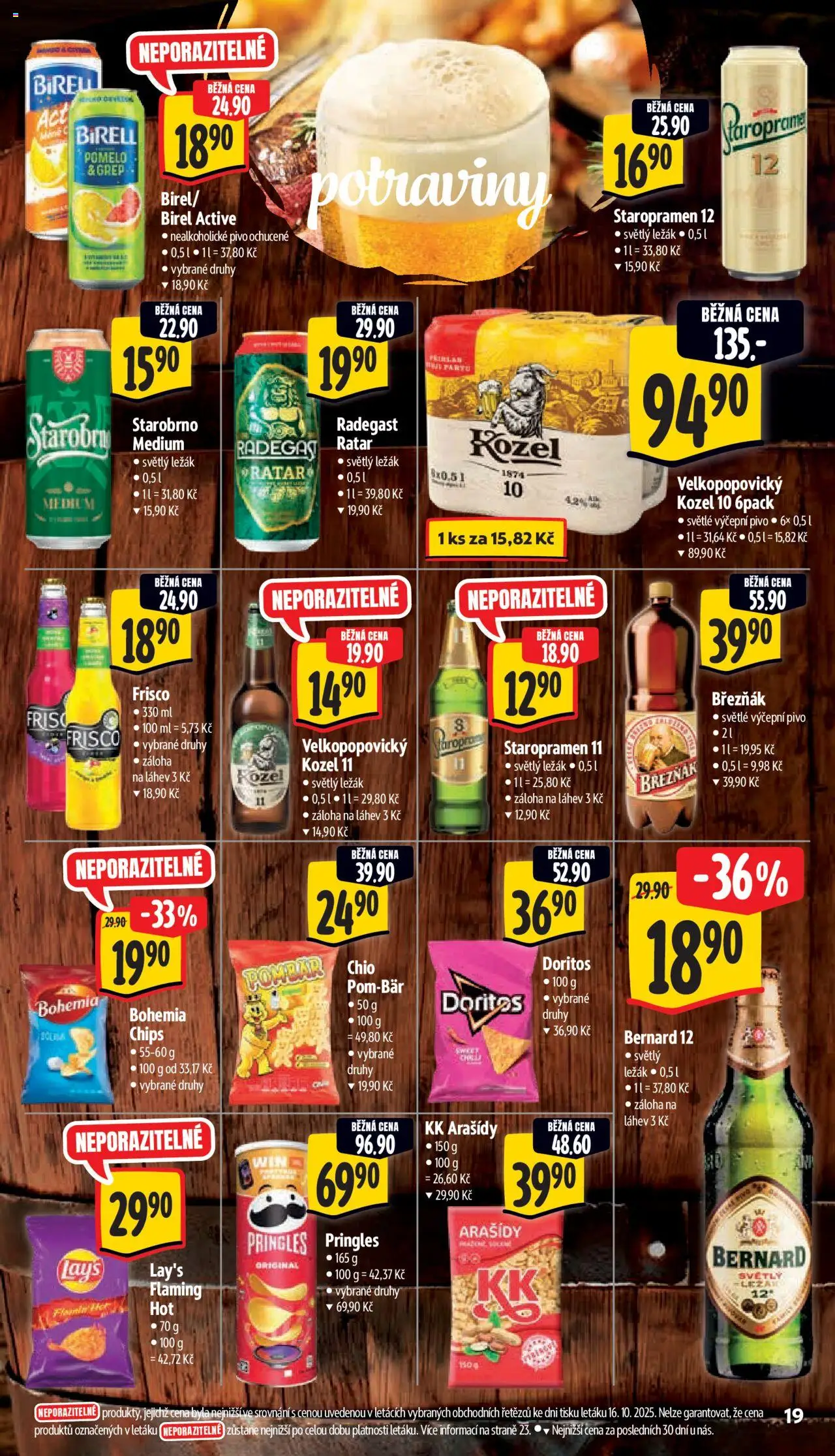 Albert leták - Supermarket od 22.10.2025 | Strana: 29 | Produkty: Starobrno, Pivo, Březňák, Staropramen 12