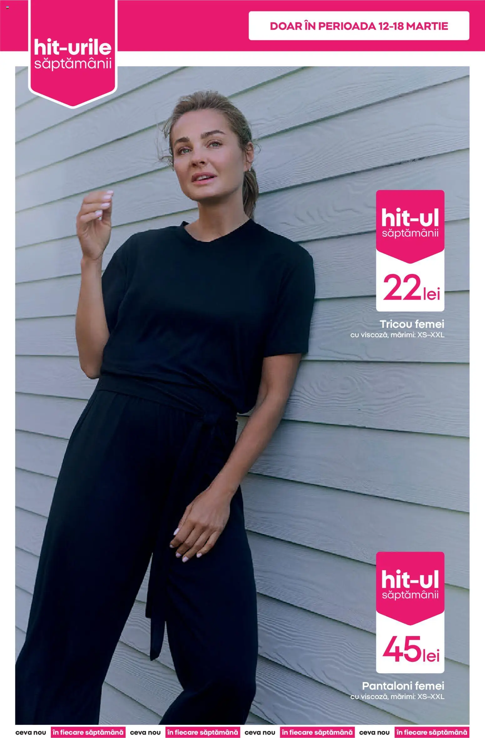 Noul catalog Pepco – valabil de la 12.03.2026 | Pagină: 4 | Produse: Tricou, Pantaloni