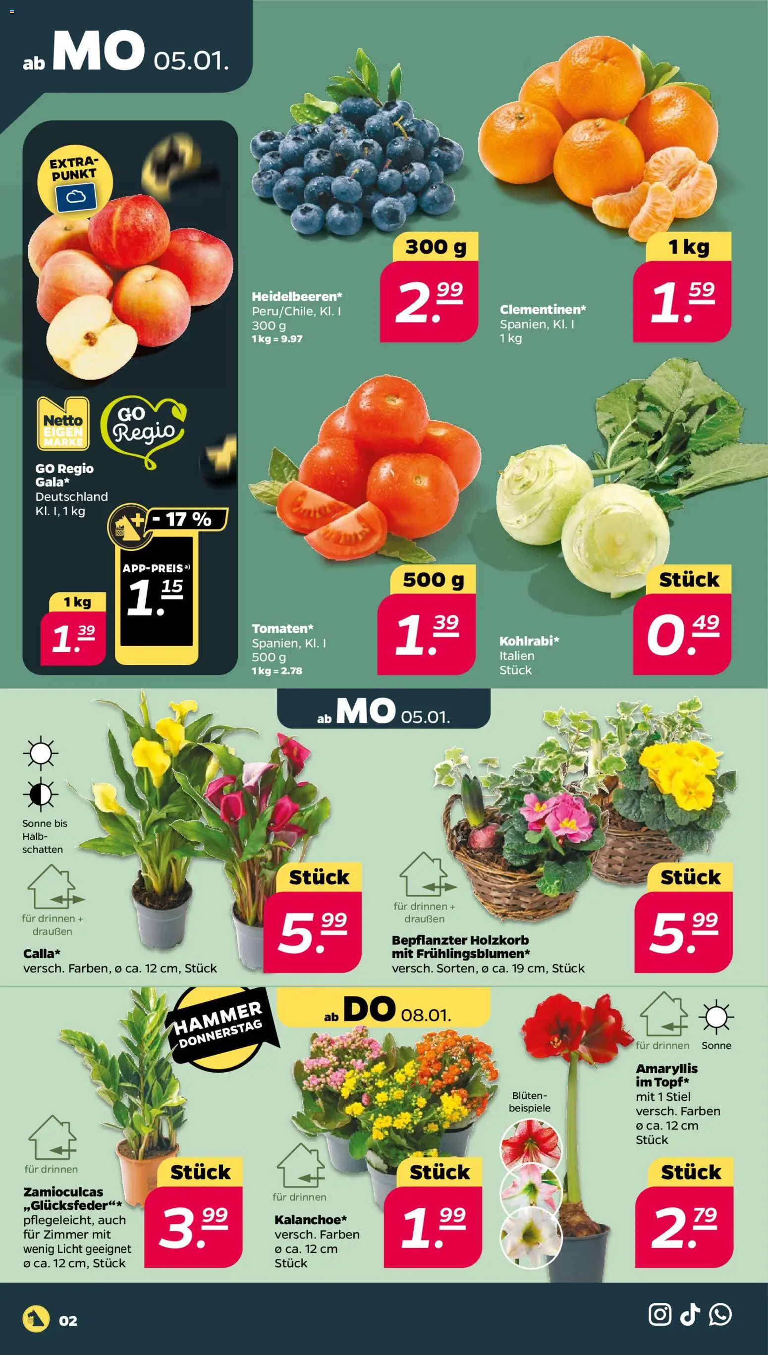 Netto Prospekt 	 – gültig ab 05.01.2026 | Seite: 2 | Produkte: Holzkorb