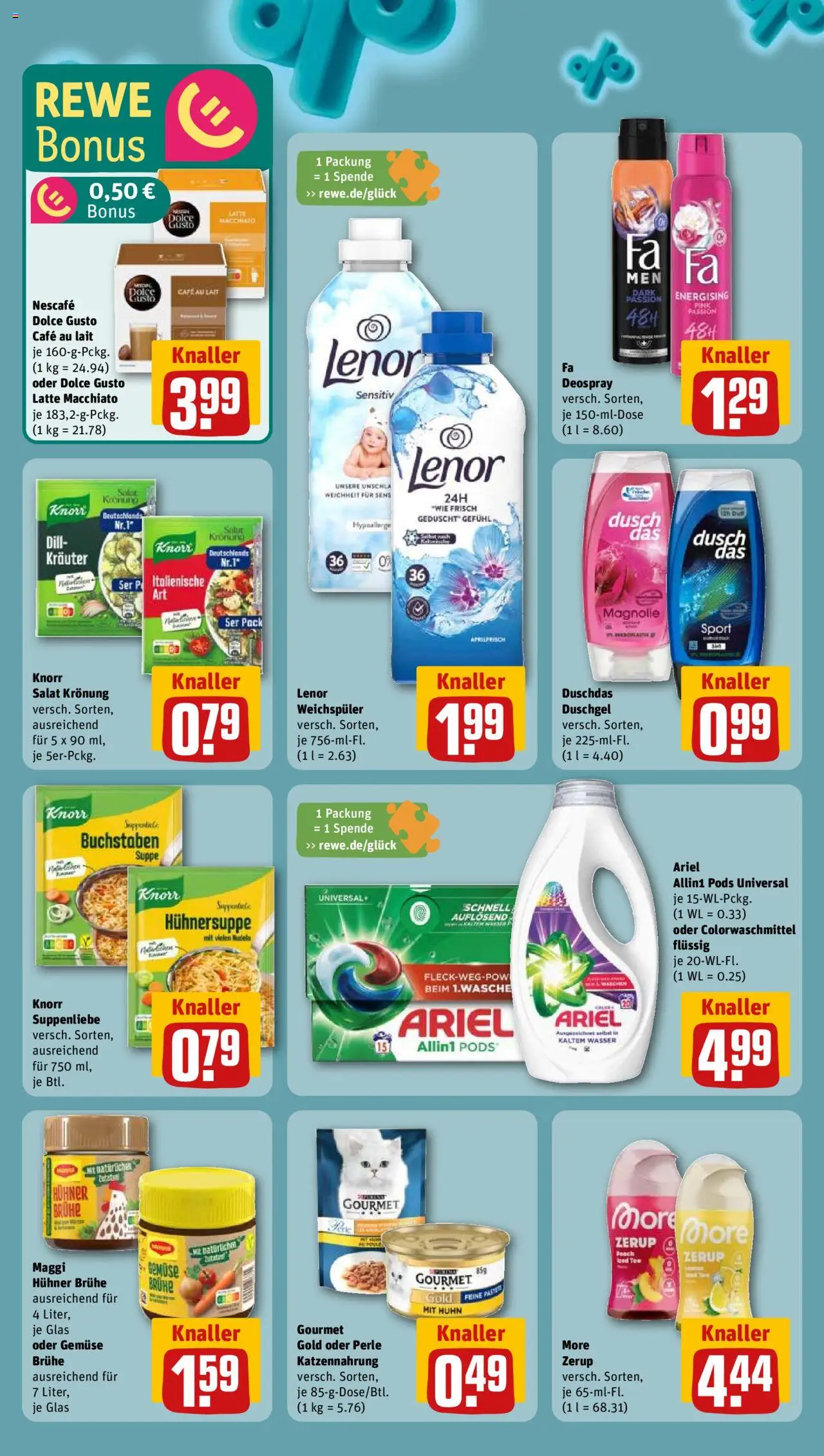Rewe ihr Kaufpark Prospekt 	 – gültig ab 29.09.2025 | Seite: 19 | Produkte: Ariel, Duschgel, Deospray, Dolce gusto