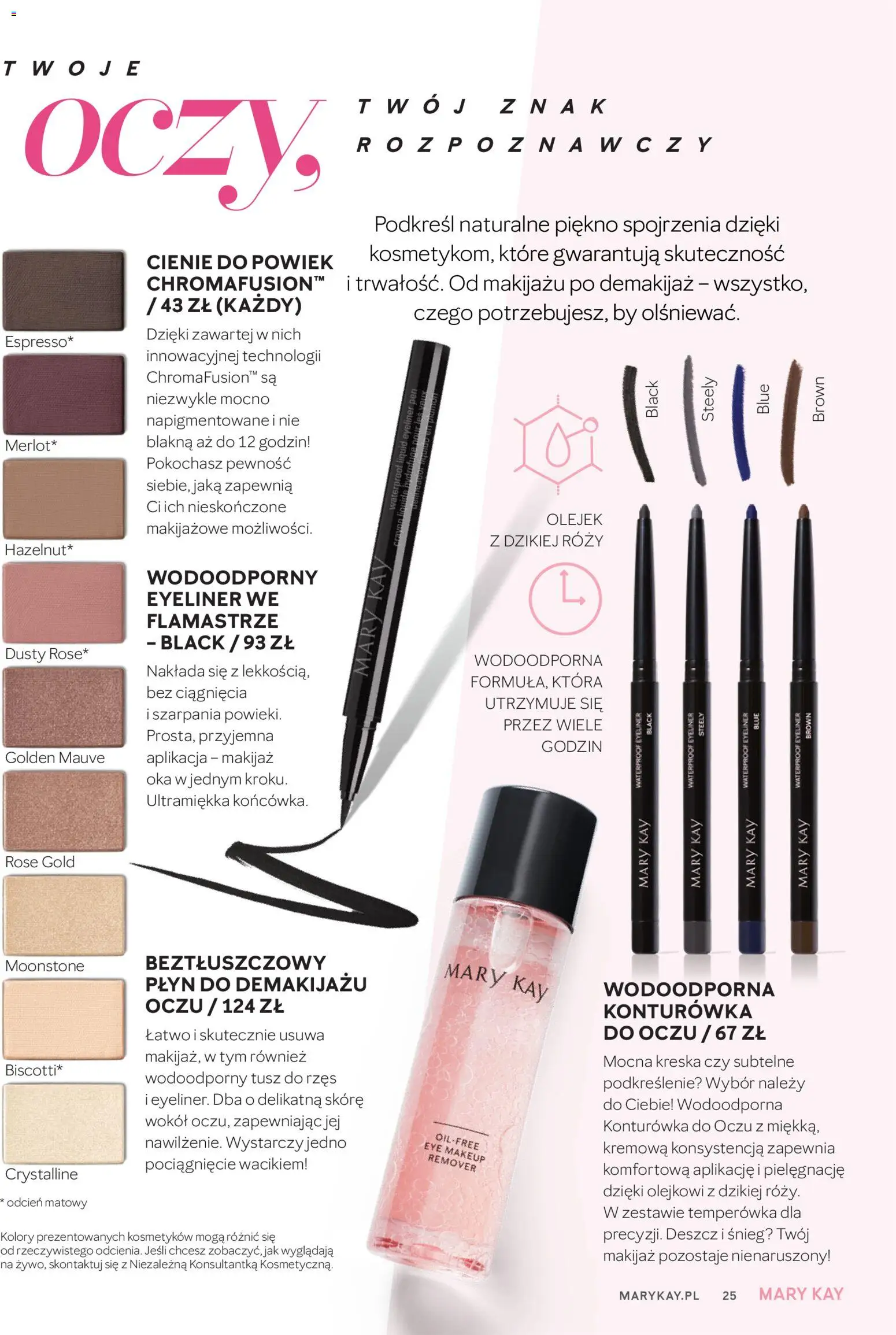 Mary Kay Katalog od 16.01.2026 | Strona: 25 | Produkty: Temperówka, Makijaż, Tusz do rzęs, Konturówka