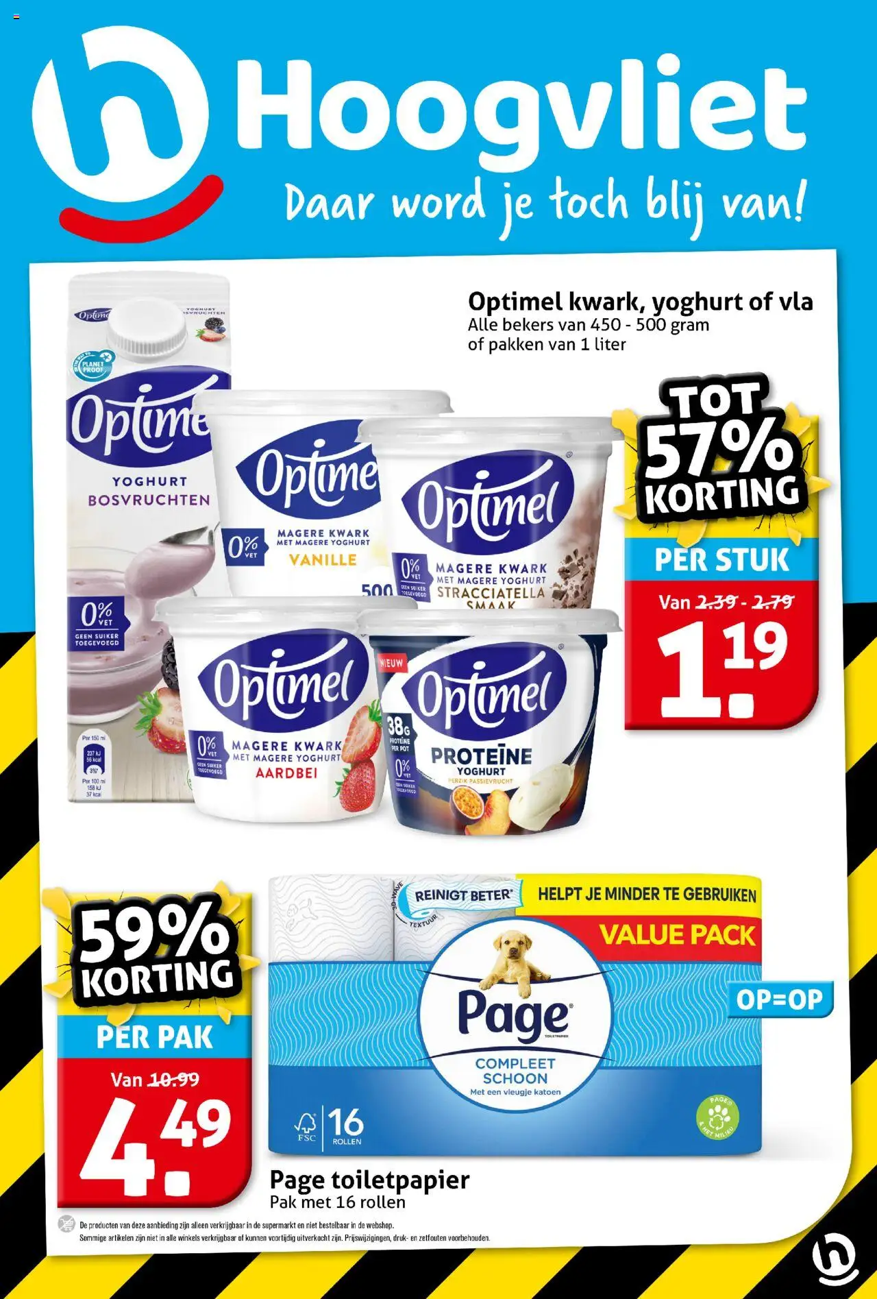  | Pagina: 18 | Producten: Yoghurt, Waffelini, Pavilon, Toiletpapier