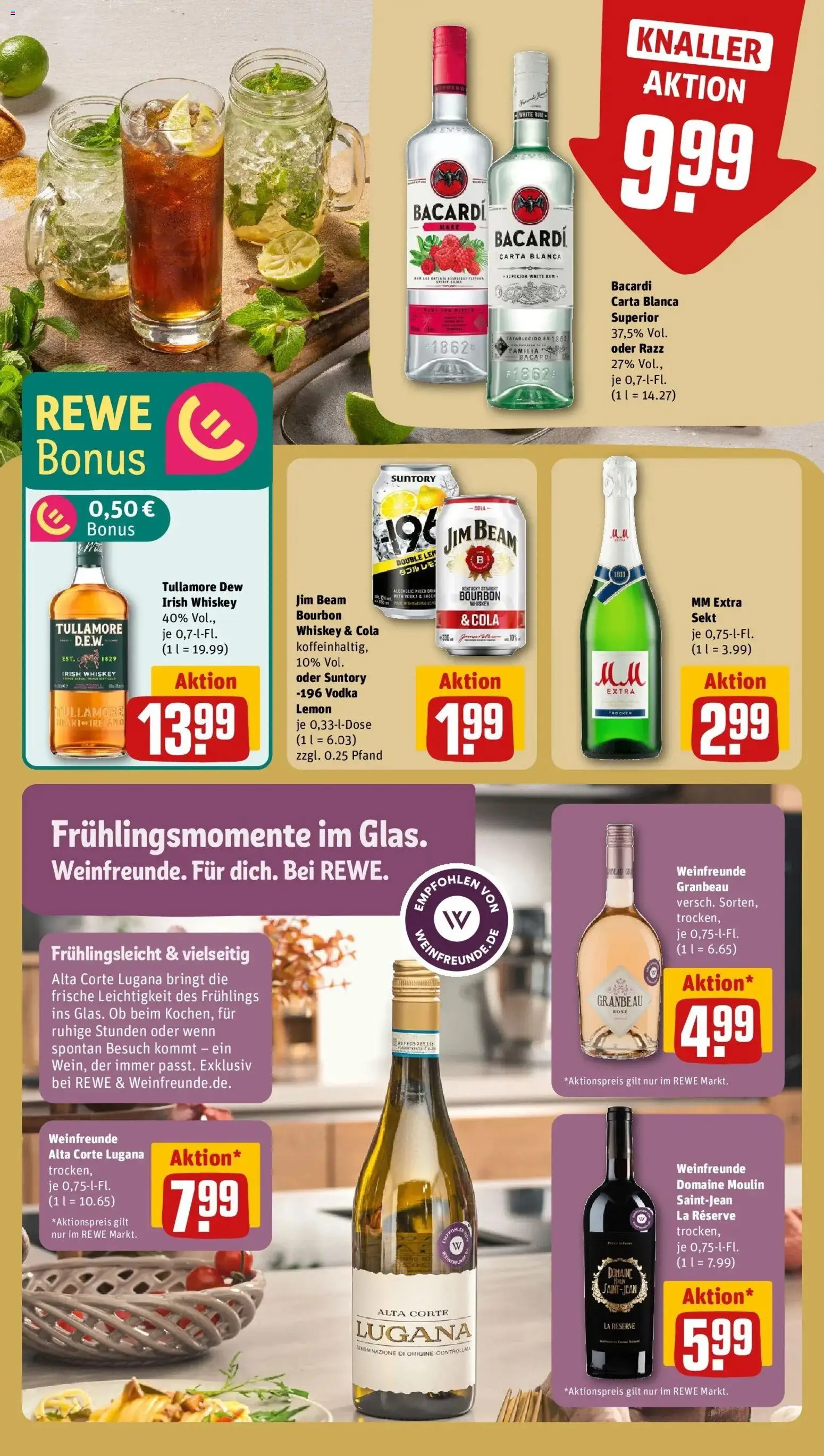 Rewe Prospekt Düsseldorf / Lierenfeld	 – gültig ab 02.03.2026 | Seite: 15 | Produkte: Jim beam, Cola, Sekt, Rum