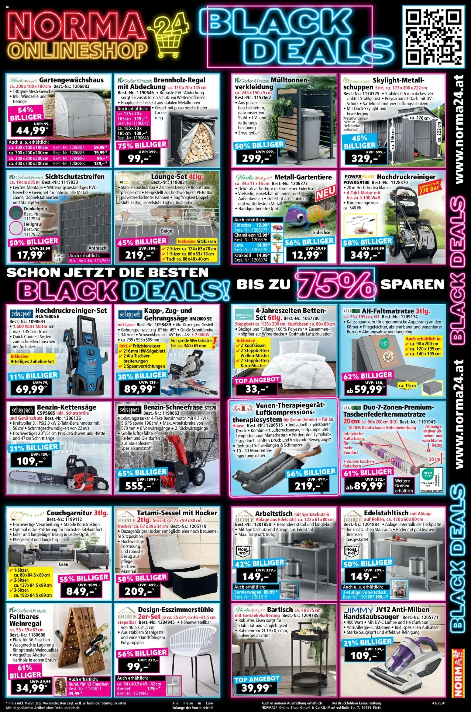 Norma - Black Friday gültig ab 06.11.2025 | Seite: 1 | Produkte: Sessel, Tisch, Stuhl, Lampe