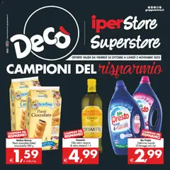 Anteprima del volantino Decò iperStore, Superstore - Sicilia catalogo valido a partire dal 24.10.2025