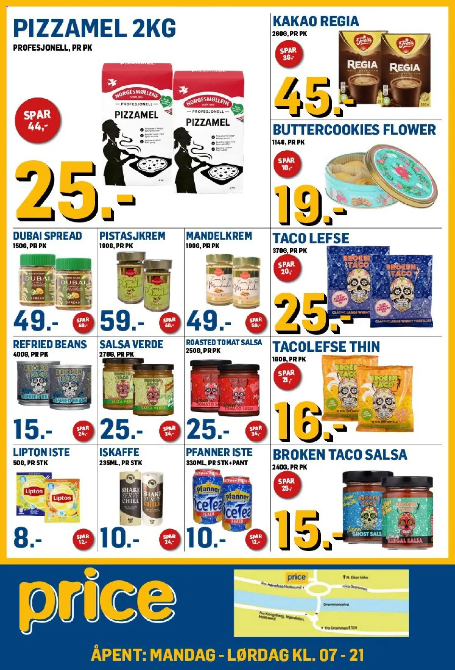 {H1} | Side: 2 | Produkter: Орегано, Iste, Козинаки, Taco