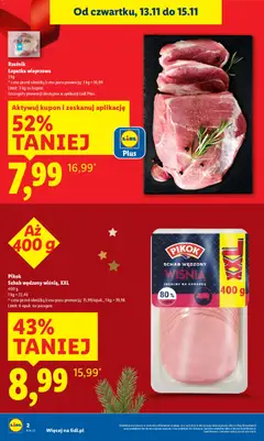 Pogląd oferty "Rzeźnik Łopatka wieprzowa, 1 kg" - ważna od 13.11.2025 | Strona: 2