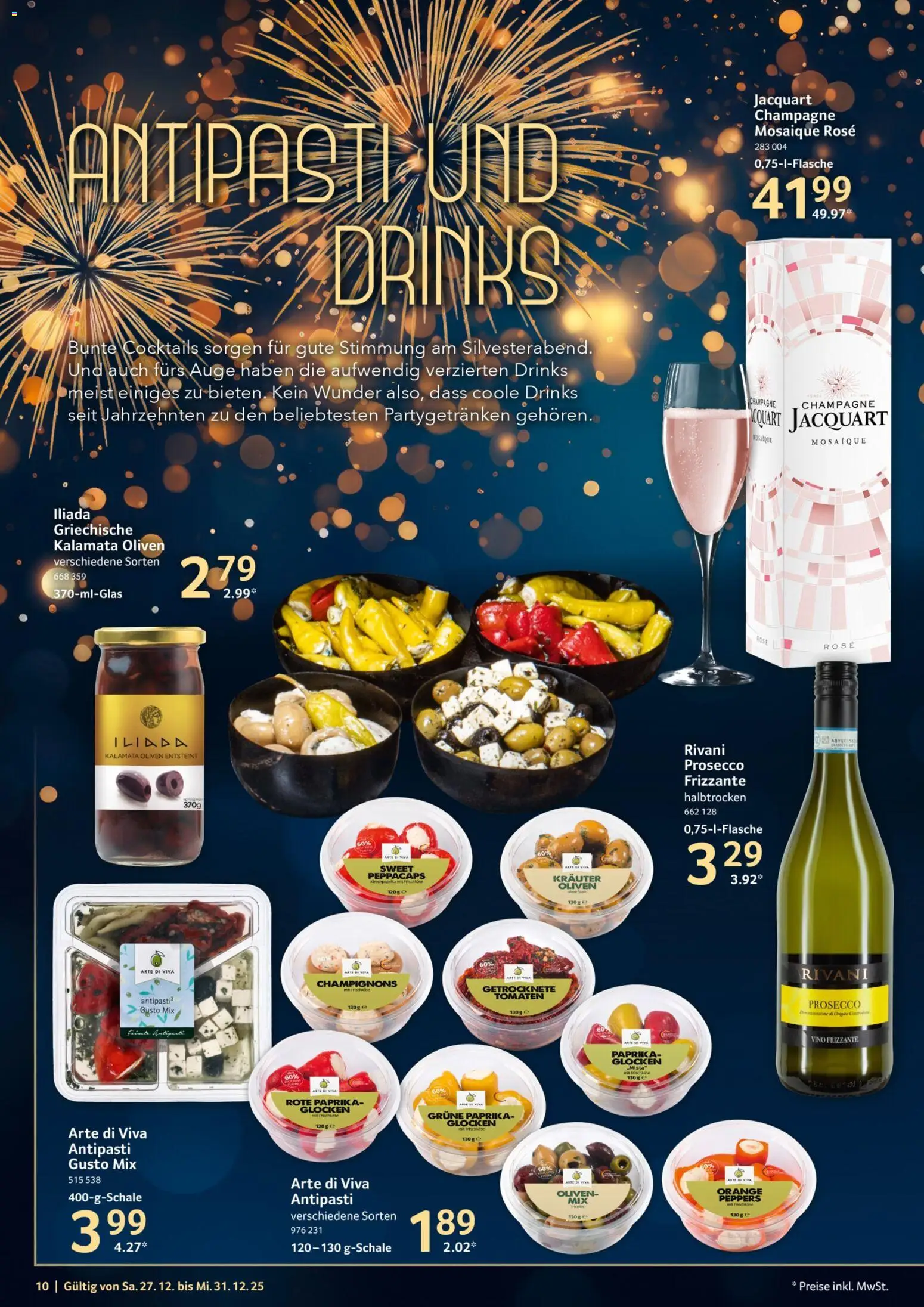 Selgros Prospekt 	 – gültig ab 27.12.2025 | Seite: 10 | Produkte: Tomaten, Champignons, Prosecco, Paprika