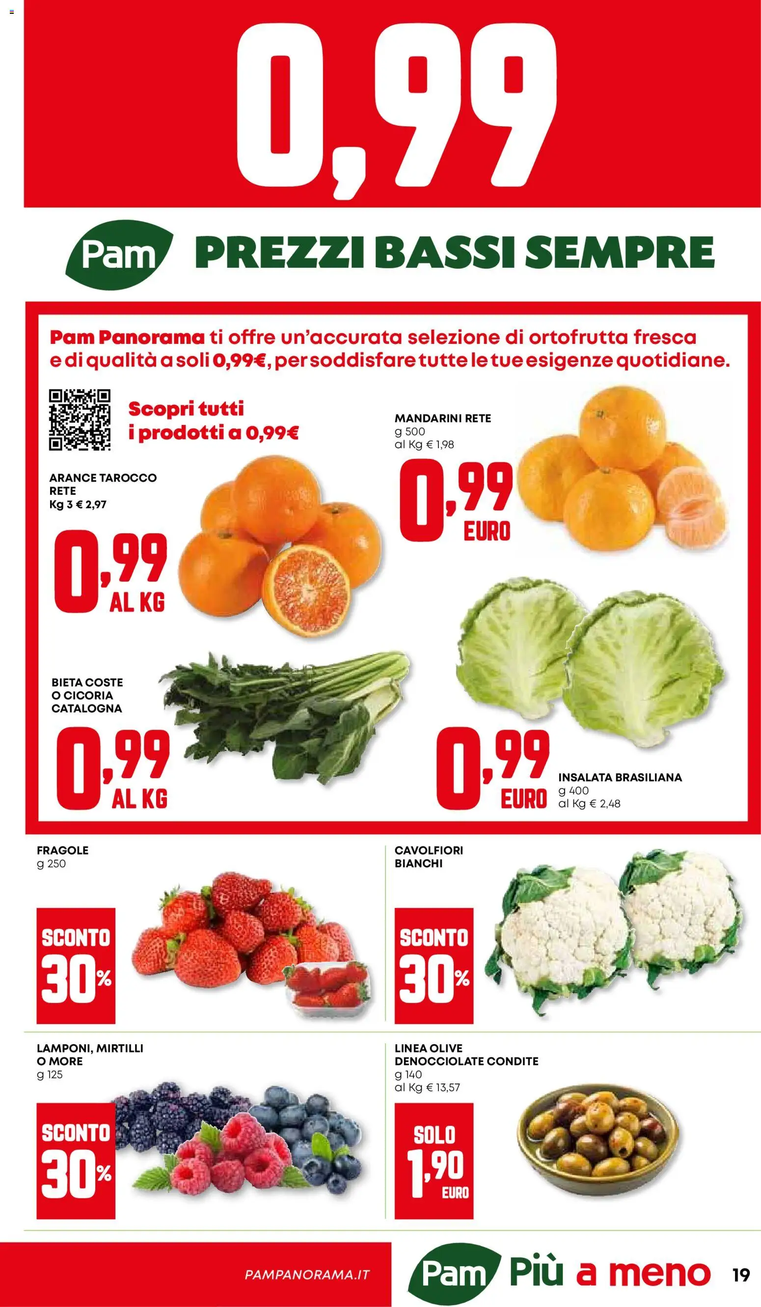 Volantino Panorama del 29.01.2026 | Pagina: 19 | Prodotti: Arance, Fragole, Insalata, Mirtilli
