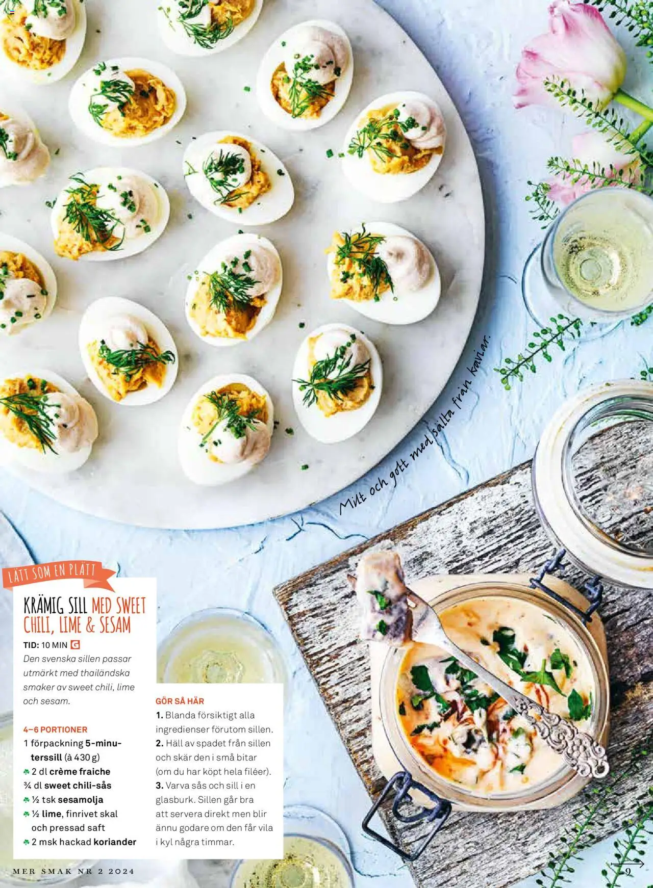 Coop reklamblad aktuell från 18.03.2024 | Sida: 9 | Produkter: Creme fraiche, Lime, Häll, Koriander