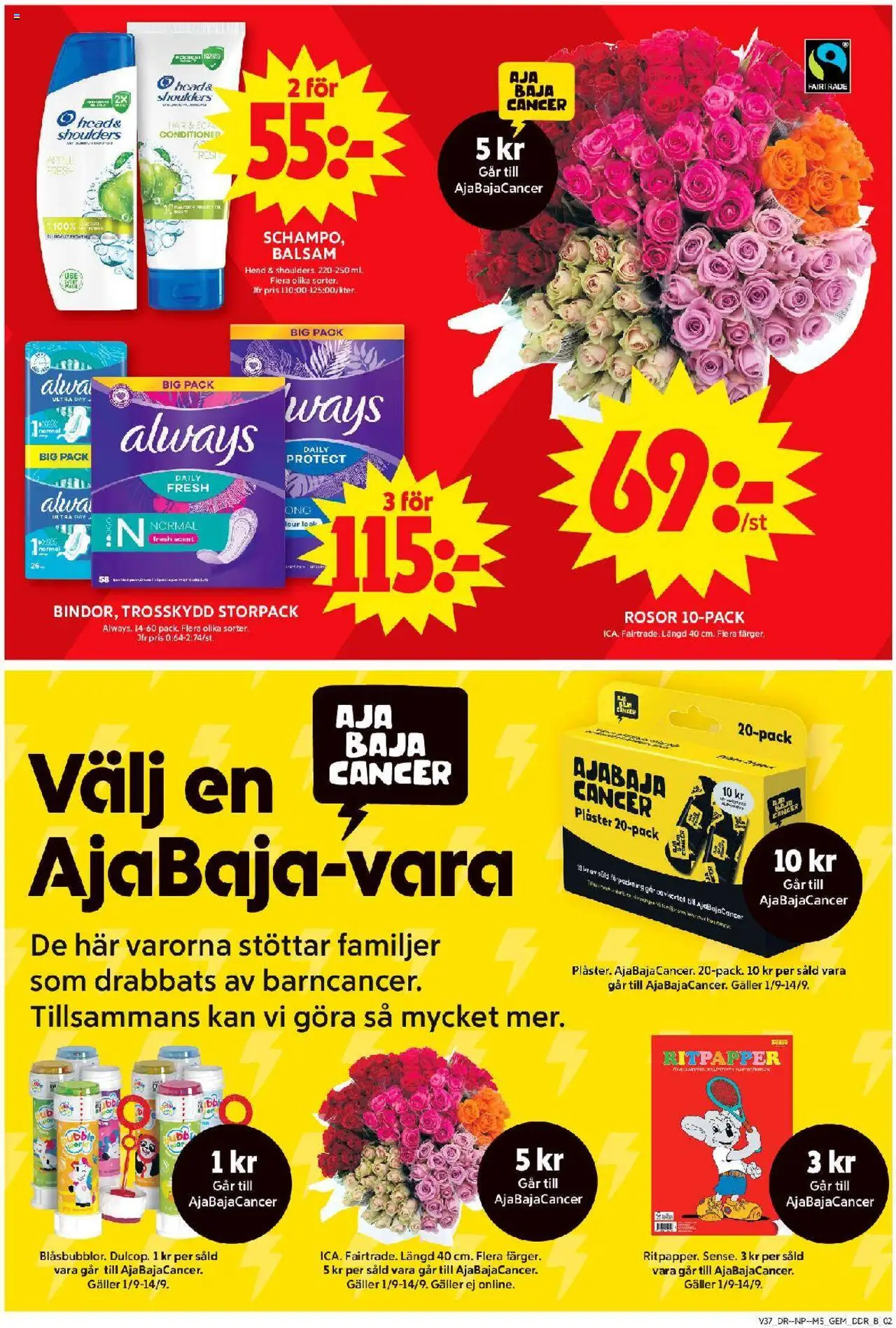 ICA Maxi reklamblad aktuell från 08.09.2025 | Sida: 6 | Produkter: Trosskydd, Balsam, Galler, Plåster