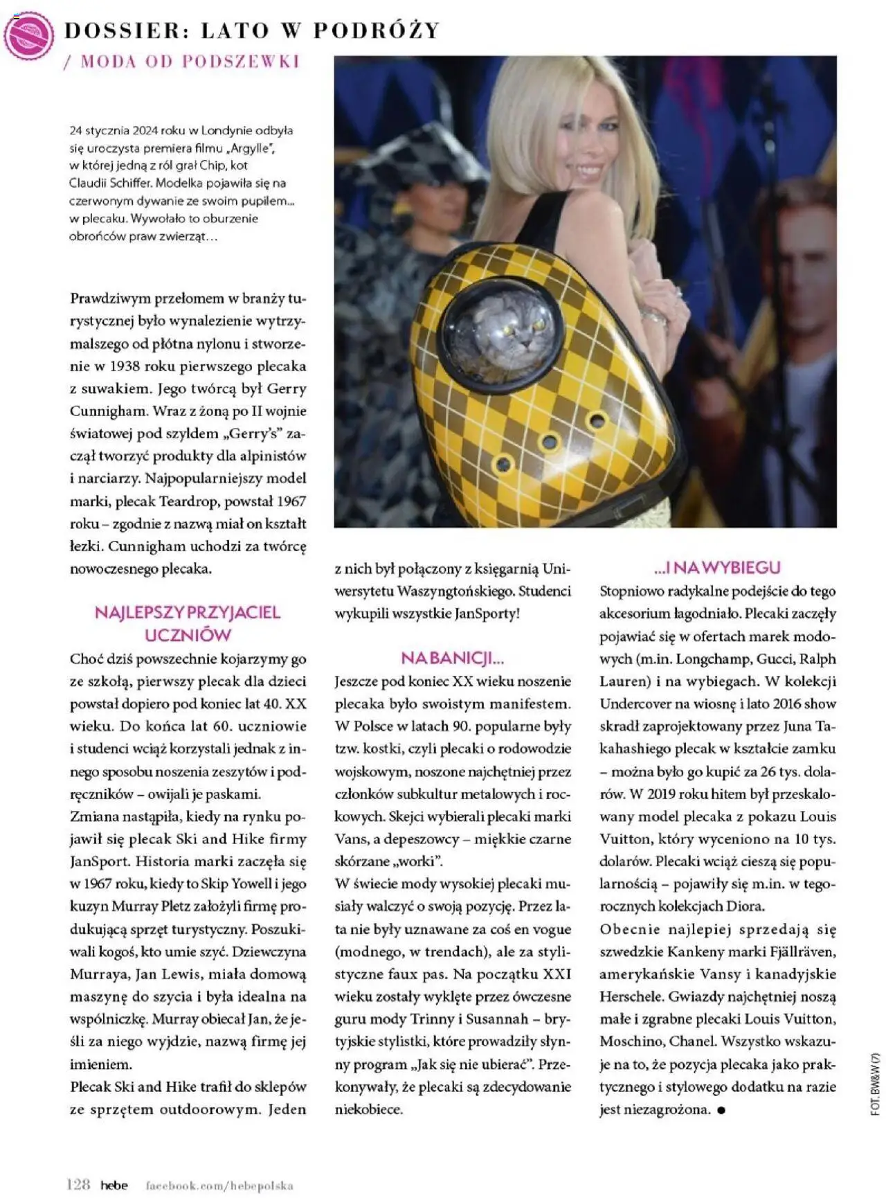 Hebe Gazetka - Magazyn od 01.07.2025 | Strona: 128 | Produkty: Plecak
