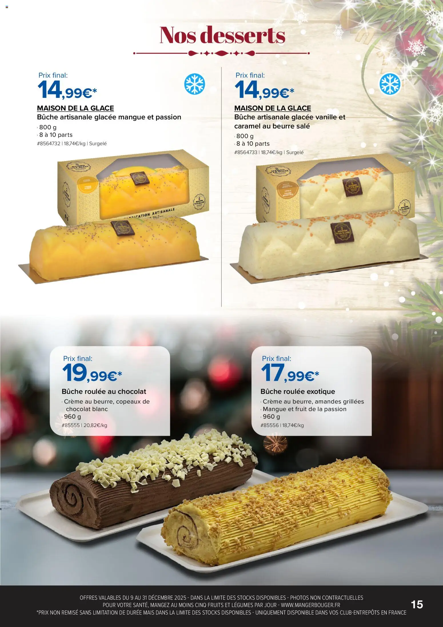 {H1} | Page: 15 | Produits: Fruit de la passion, Beurre, Crème, Amandes