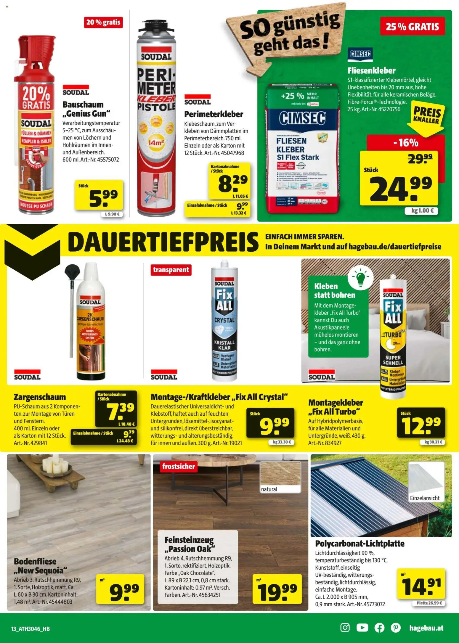 Hagebau Flugblatt gültig ab 04.11.2025 | Seite: 13