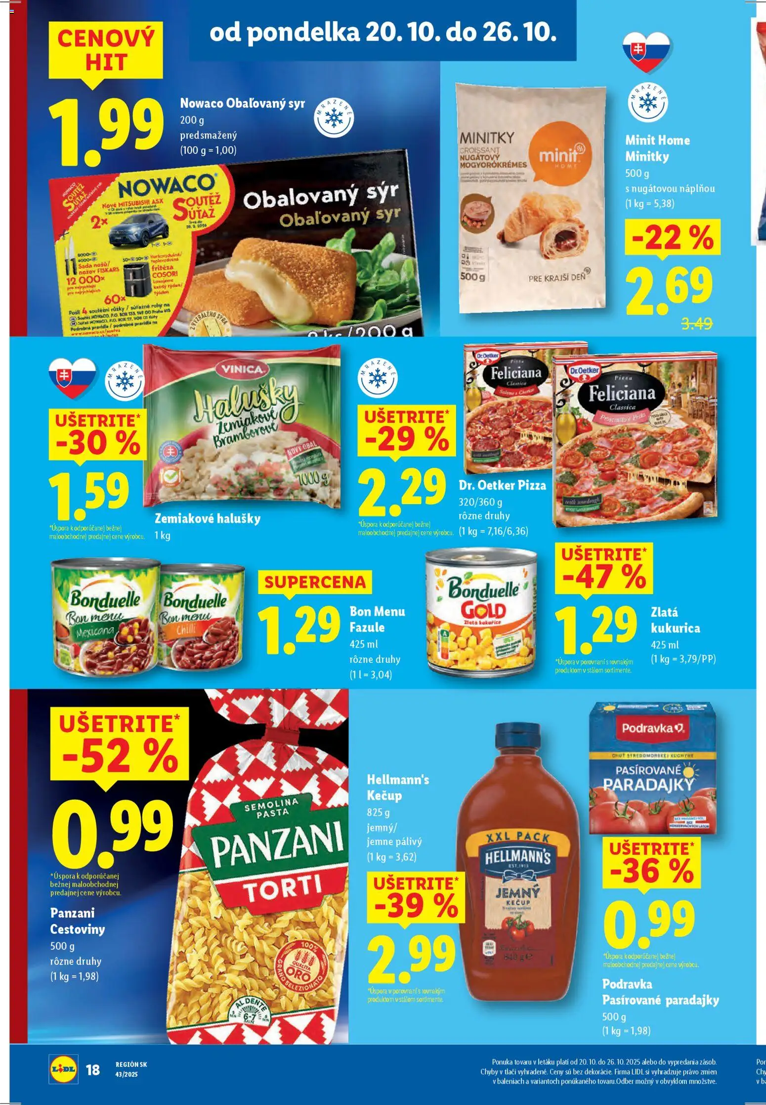 Nové Lidl akcie – leták je platný od 23.10.2025 | Strana: 58 | Produkty: Fritéza, Croissant, Chilli