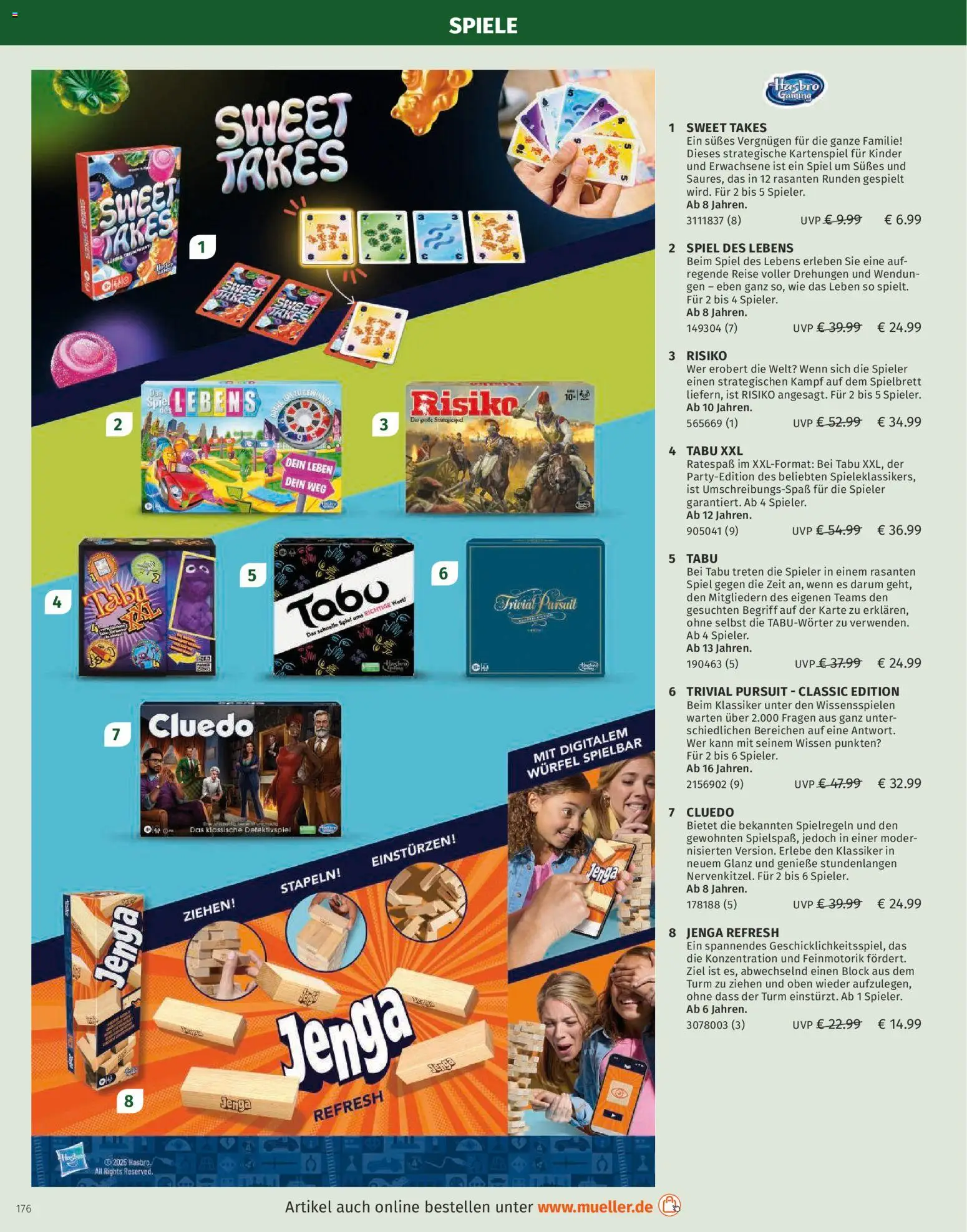 Müller Spielwarenkatalog – gültig ab 27.10.2025 | Seite: 176 | Produkte: Spiel