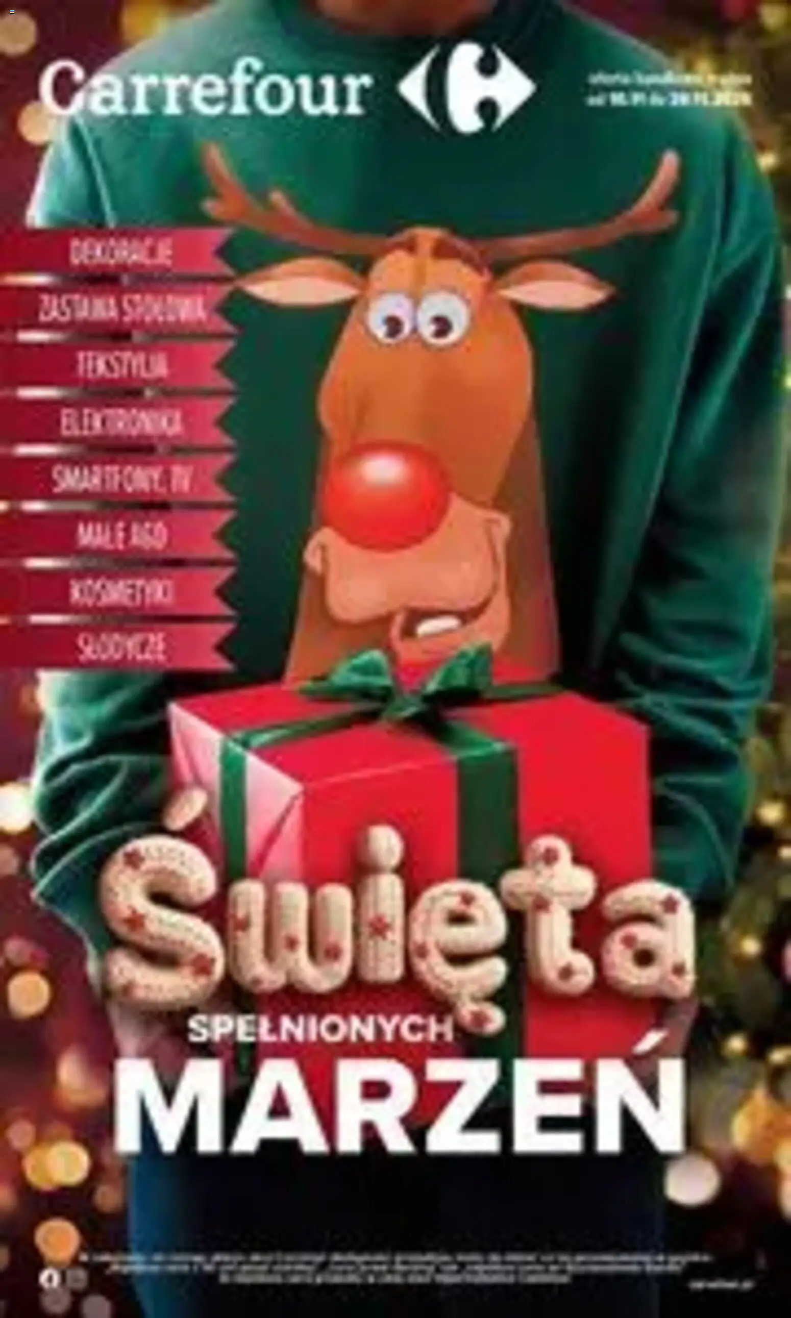Carrefour Gazetka - Święta spełnionych marzeń od 10.11.2025 | Strona: 1 | Produkty: Tekstylia