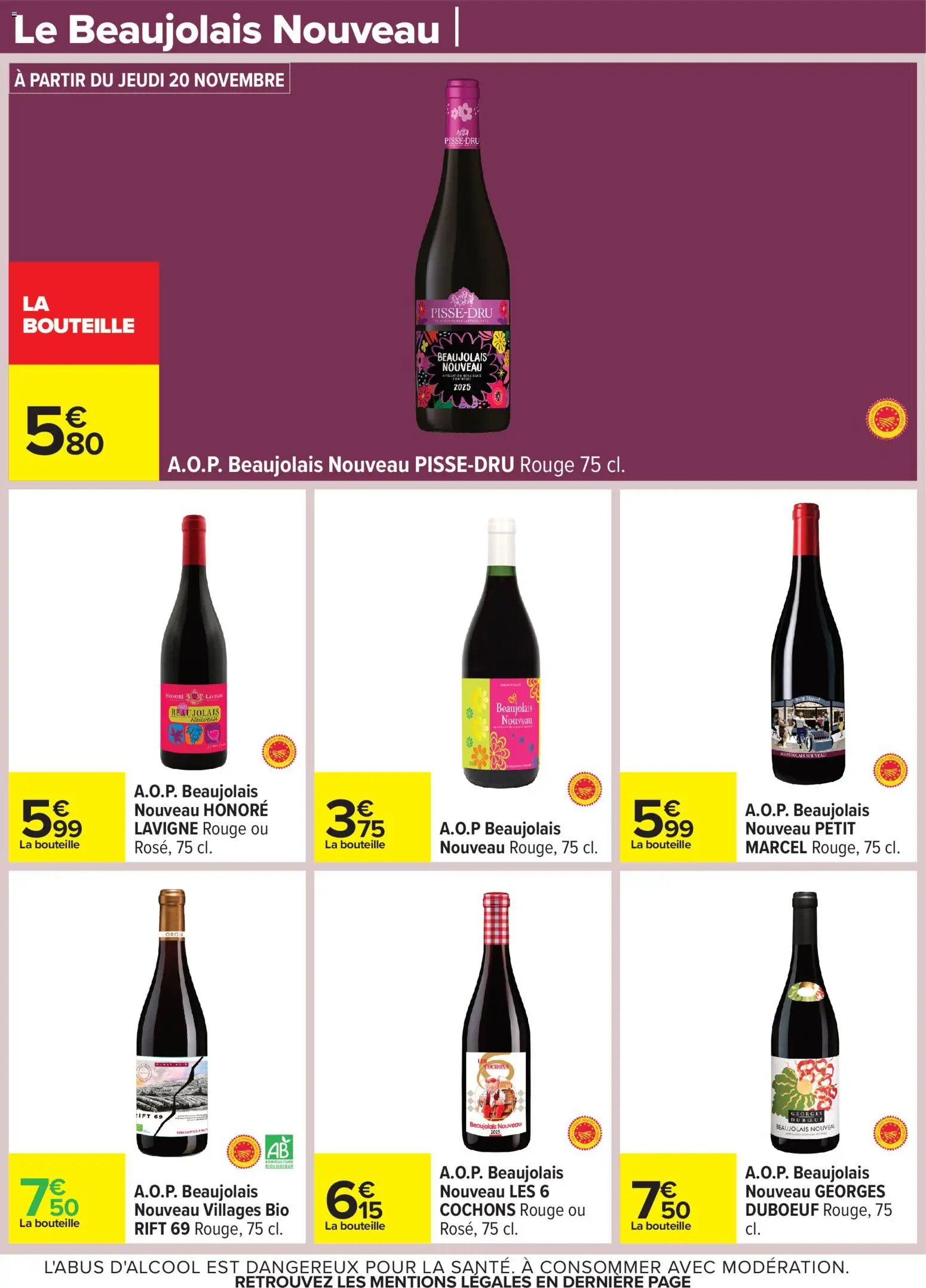 {H1} | Page: 48 | Produits: Marcel, Beaujolais Nouveau