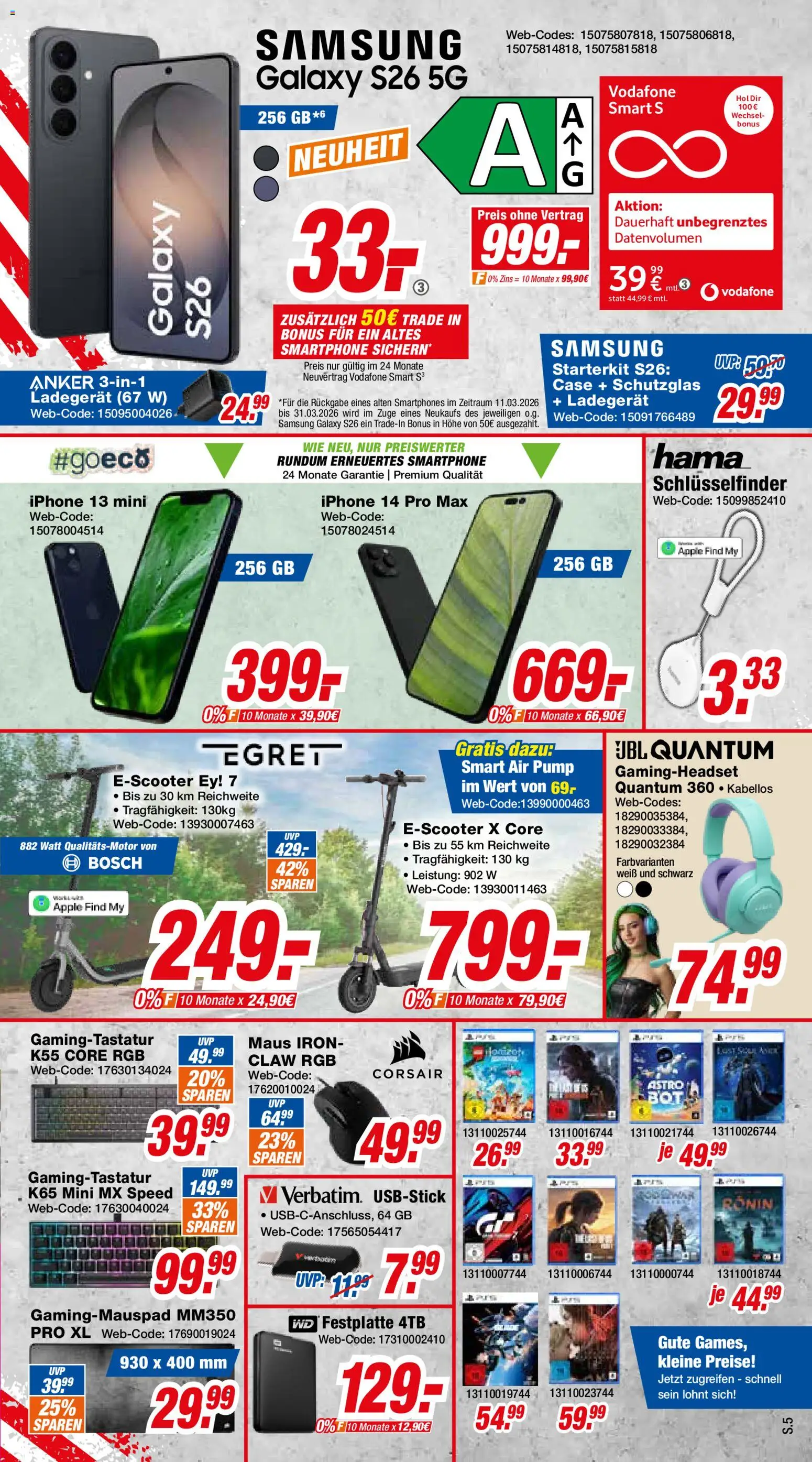 Expert Giessen – gültig ab 16.03.2026 | Seite: 5 | Produkte: Smartphones, Iphone, Apple, Maus