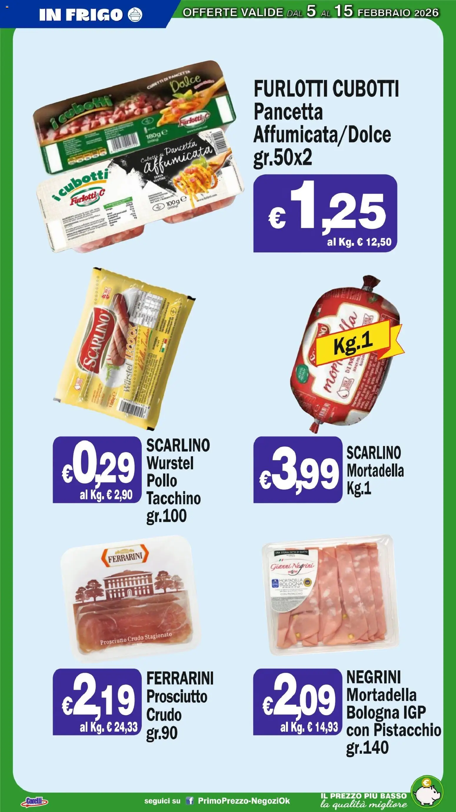 Volantino Primo Prezzo del 05.02.2026 | Pagina: 43